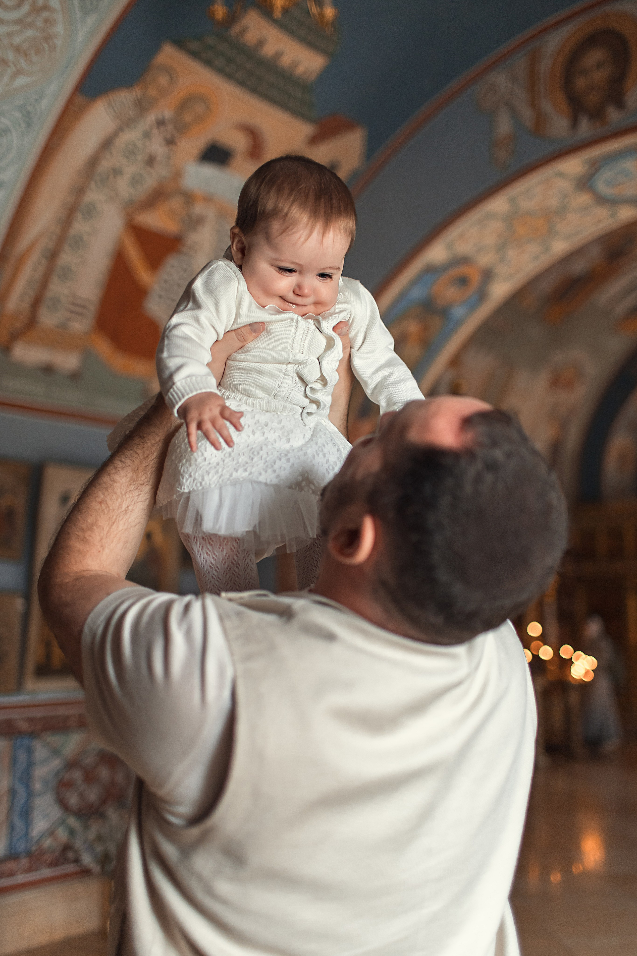 Крещение в Зачатьевском Монастыре. Профессиональный фотограф в Москве и Мо Мария Шантарёва