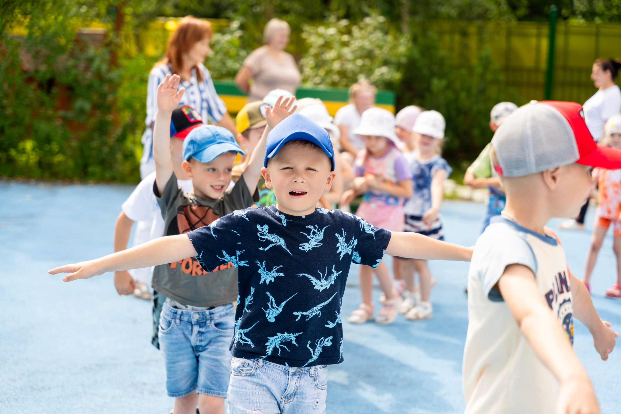 Игры на свежем воздухе. Фотограф Юлия Попова