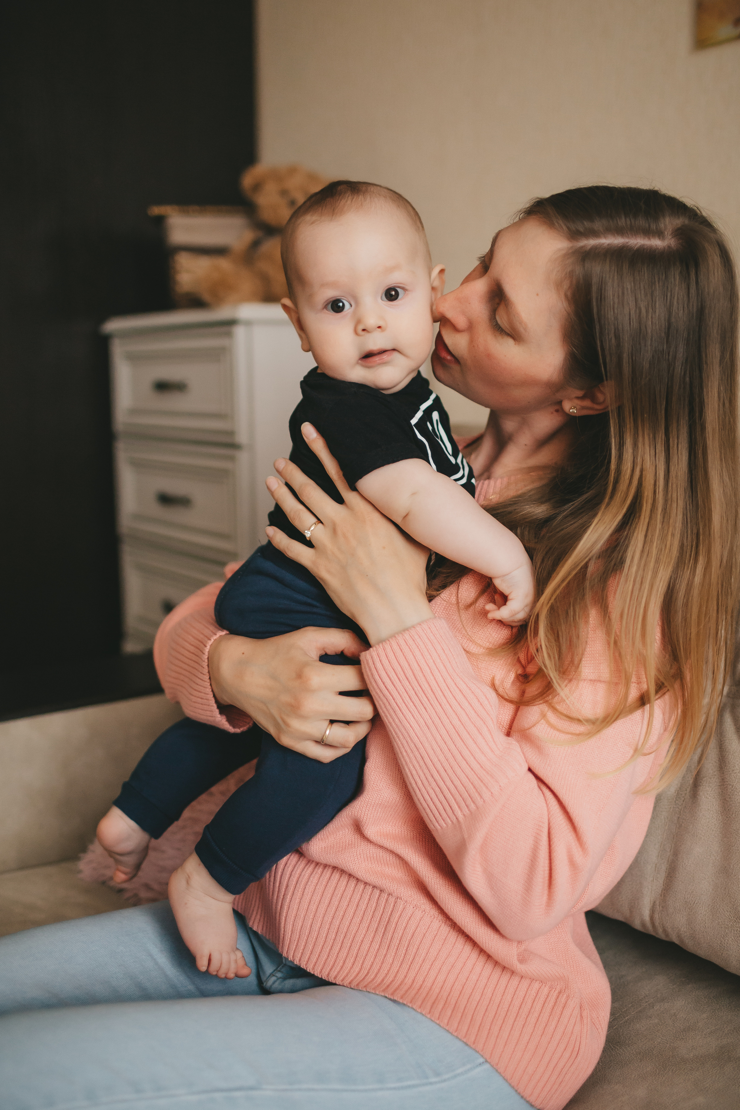 Настя и Вова (домашняя фотосессия). Семейный и детский фотограф и видеограф в Москве, Дрокина Наталья