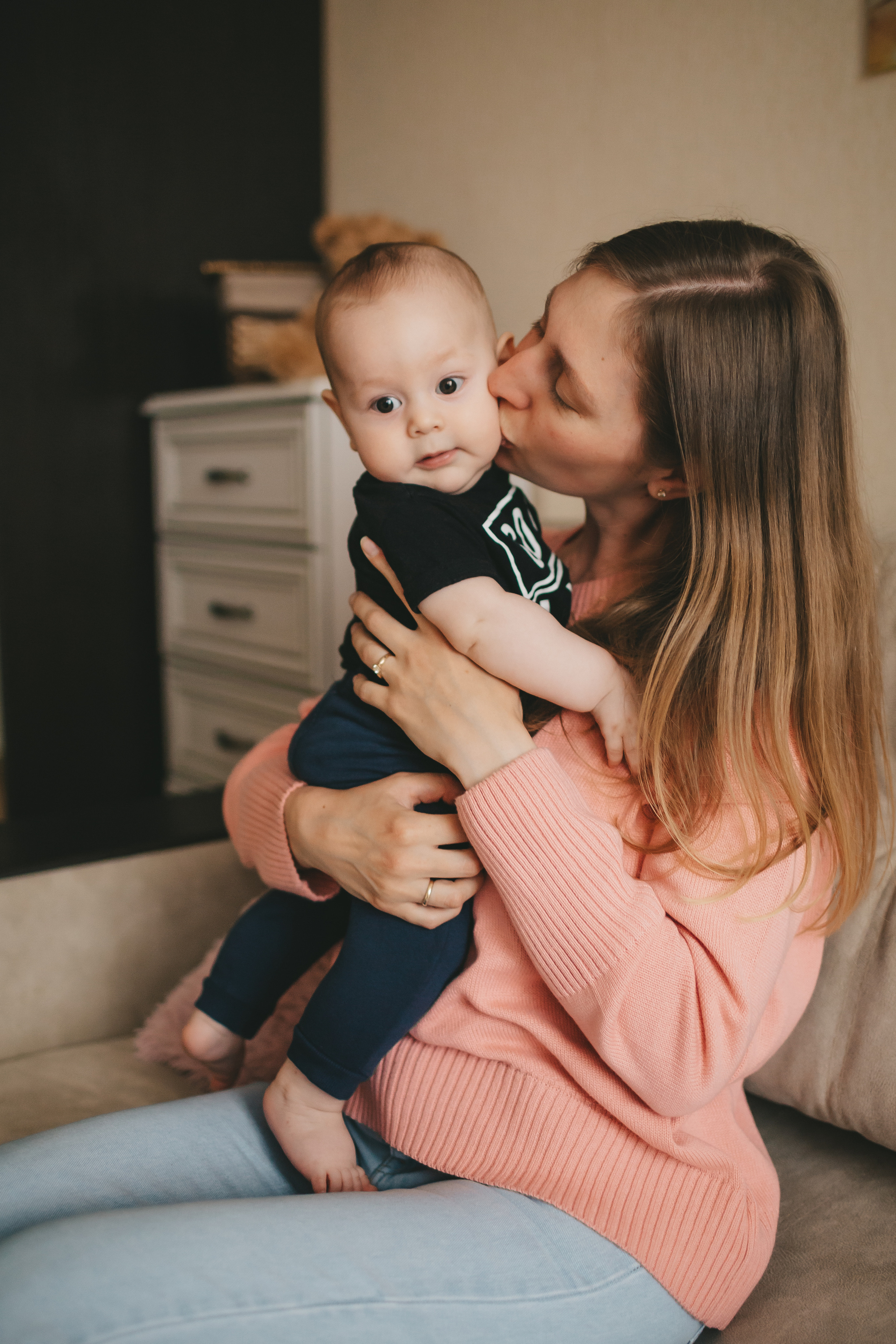 Настя и Вова (домашняя фотосессия). Семейный и детский фотограф и видеограф в Москве, Дрокина Наталья