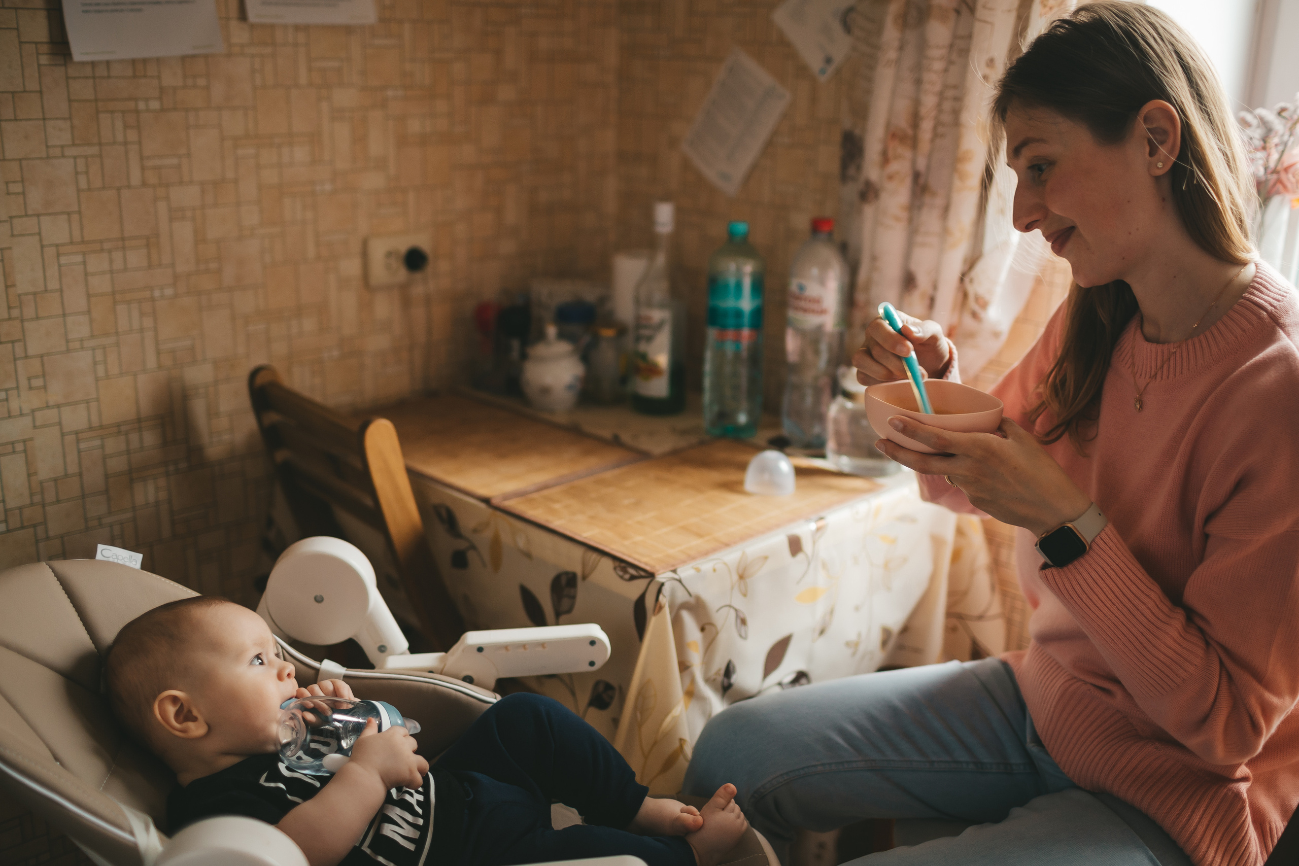 Настя и Вова (домашняя фотосессия). Семейный и детский фотограф и видеограф в Москве, Дрокина Наталья