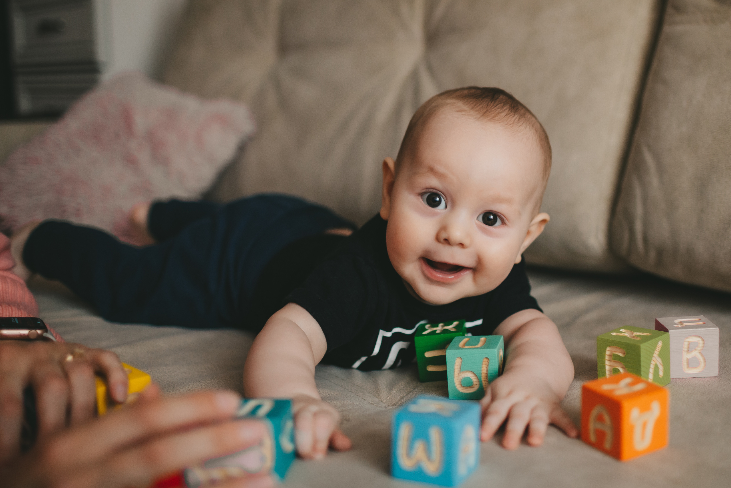 Настя и Вова (домашняя фотосессия). Семейный и детский фотограф и видеограф в Москве, Дрокина Наталья