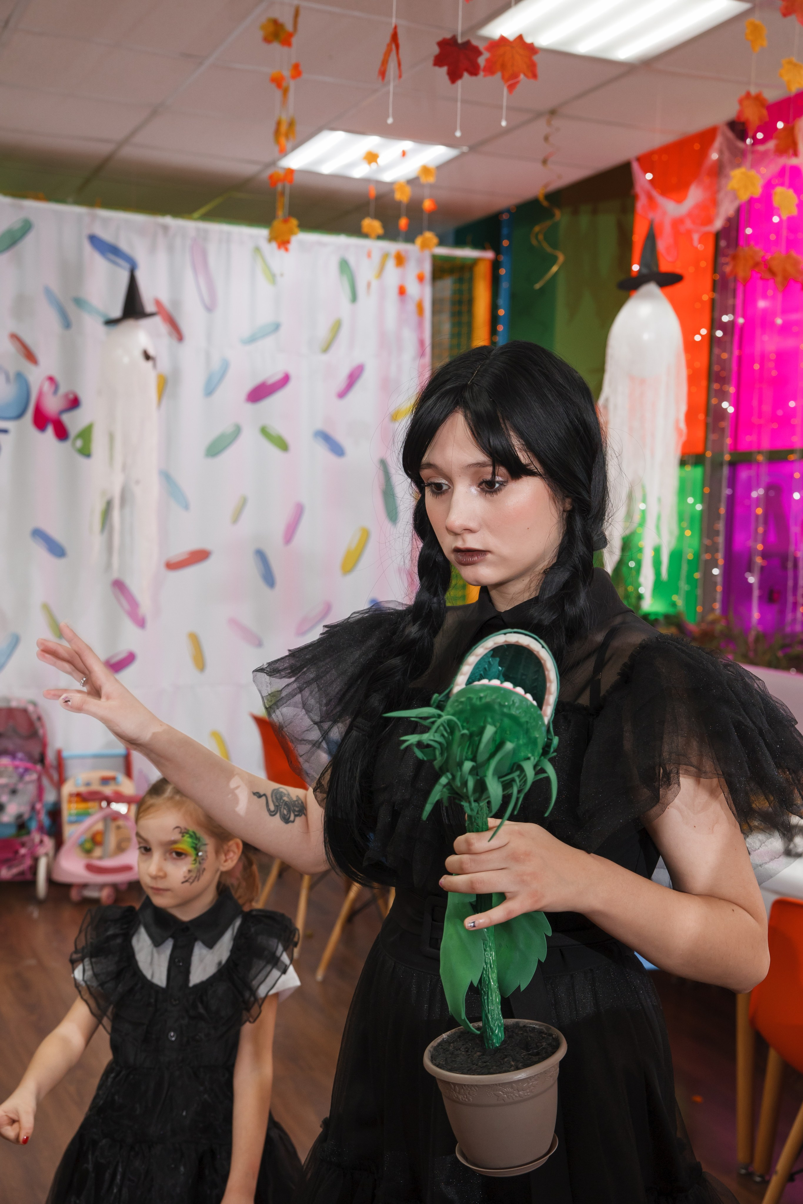 День рождения Маши в стиле «Wednesday». Свадебный и репортажный фотограф (Москва, Королев и другие)