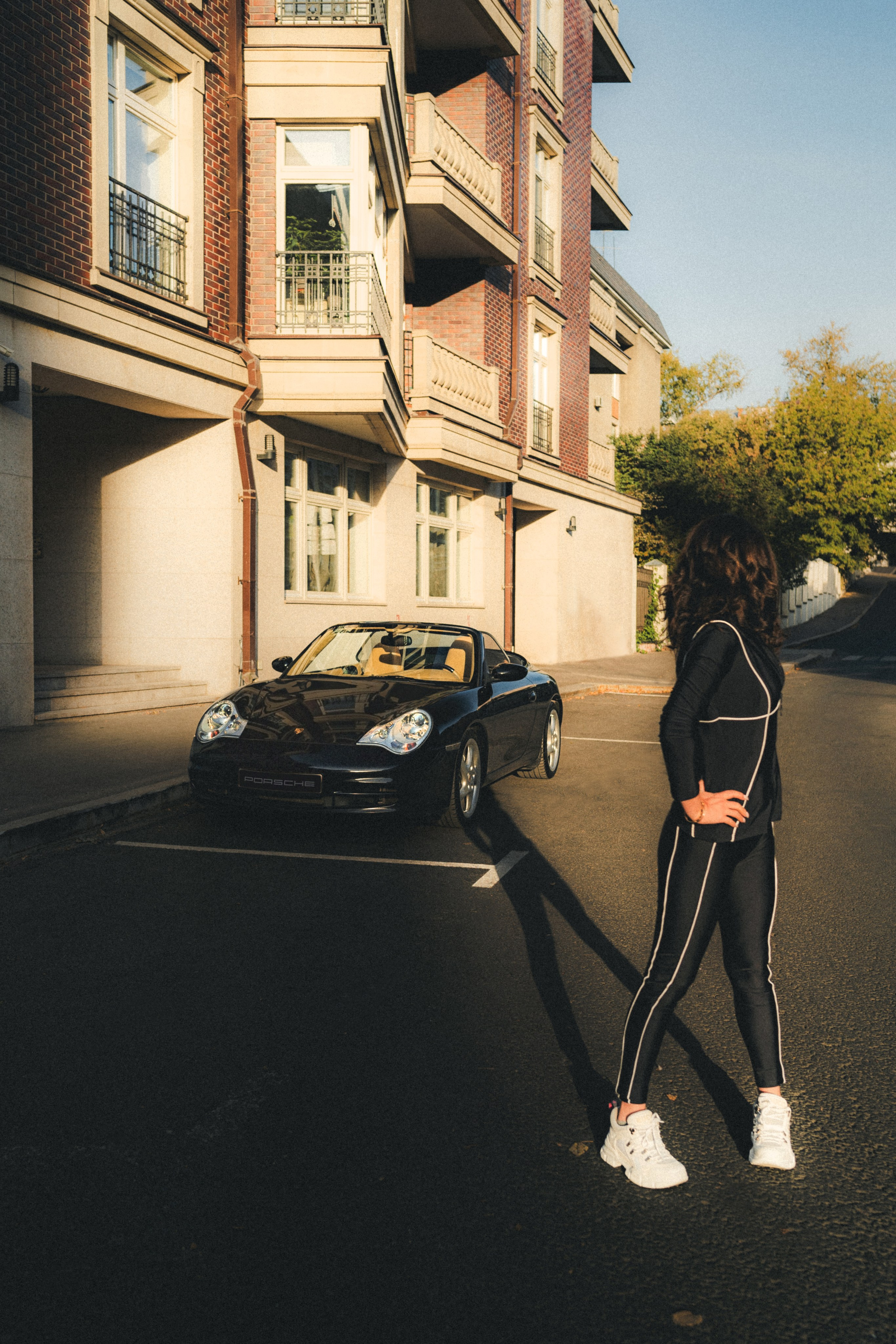 Porsche Carrera 4 Cabriolet x Elina. Фотограф Илья К. в Москве