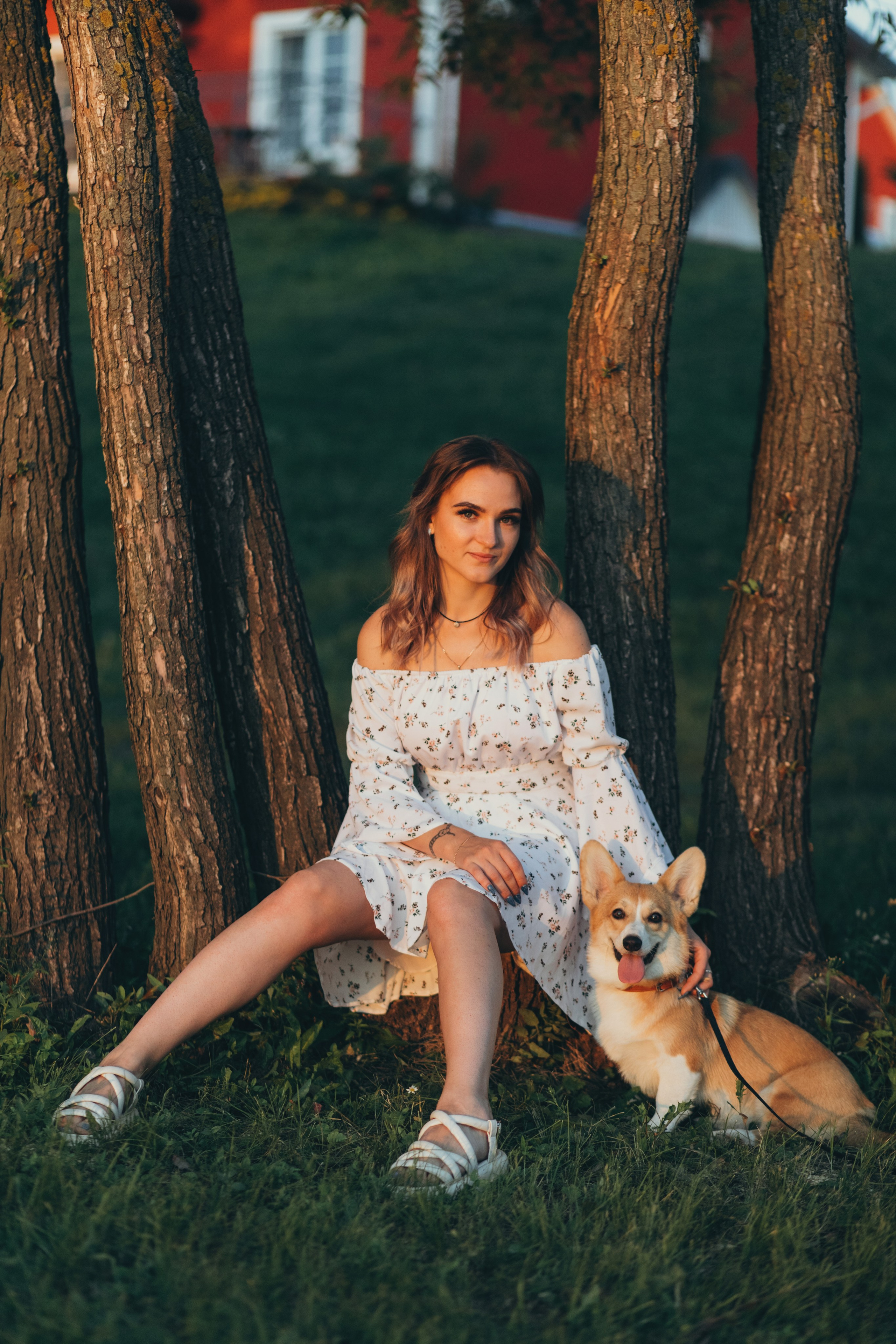 4 лапы, 2 пары ног и одно сердечко на троих ❤. Фотограф Анастасия Романова Рязань