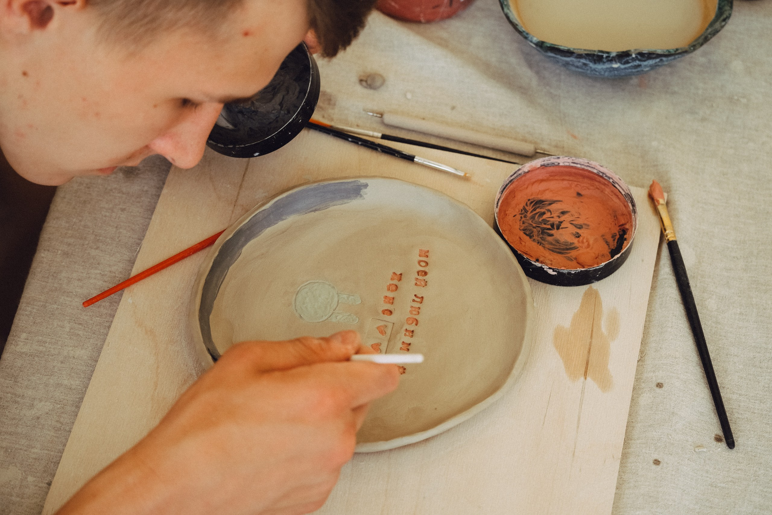 Любовь в студии лепки. Профессиональный фотограф, Санкт-Петербург — Виктория Богомолова