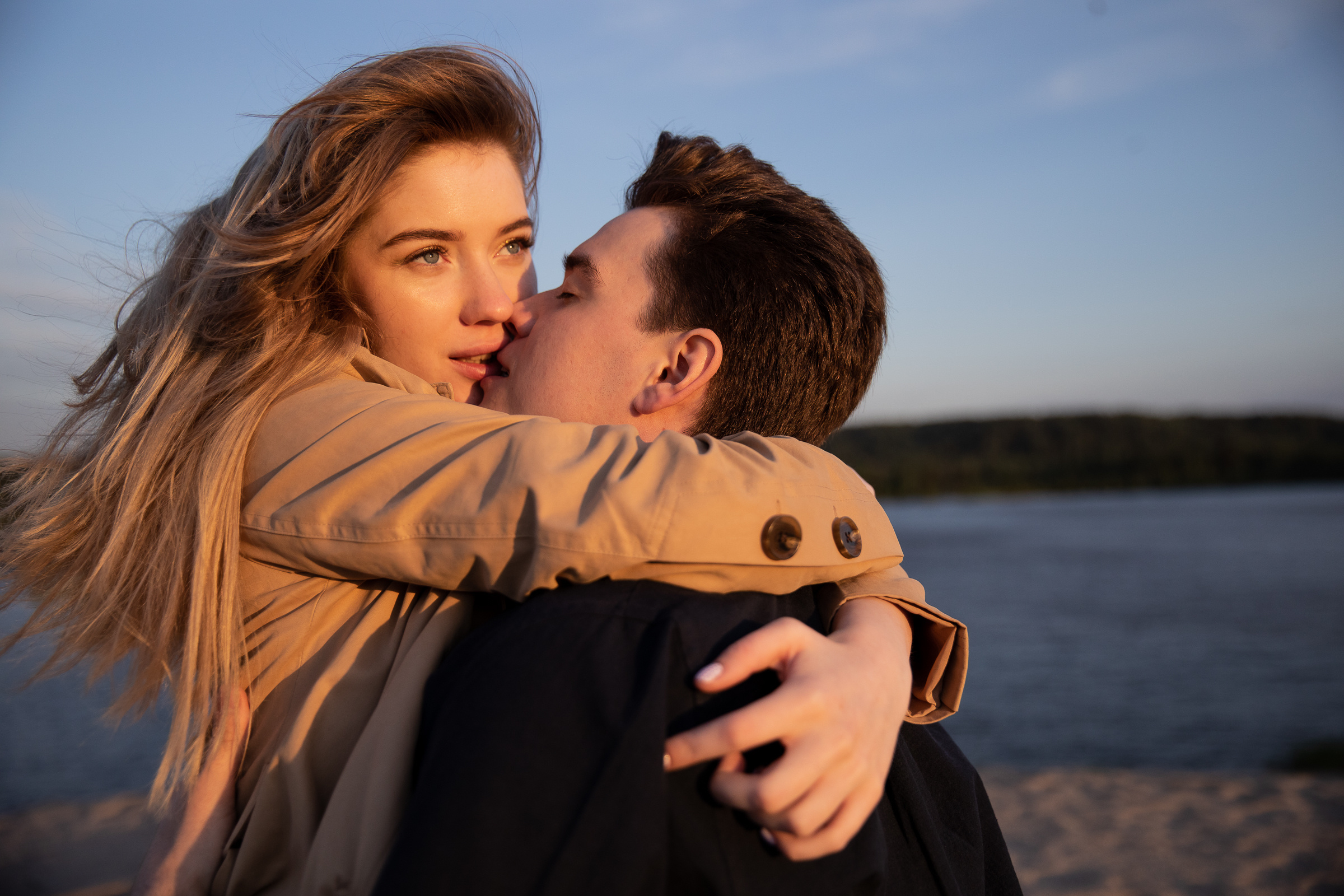 Двое в песках. Фотограф Ян Ежов | Свадебный фотограф в Томске