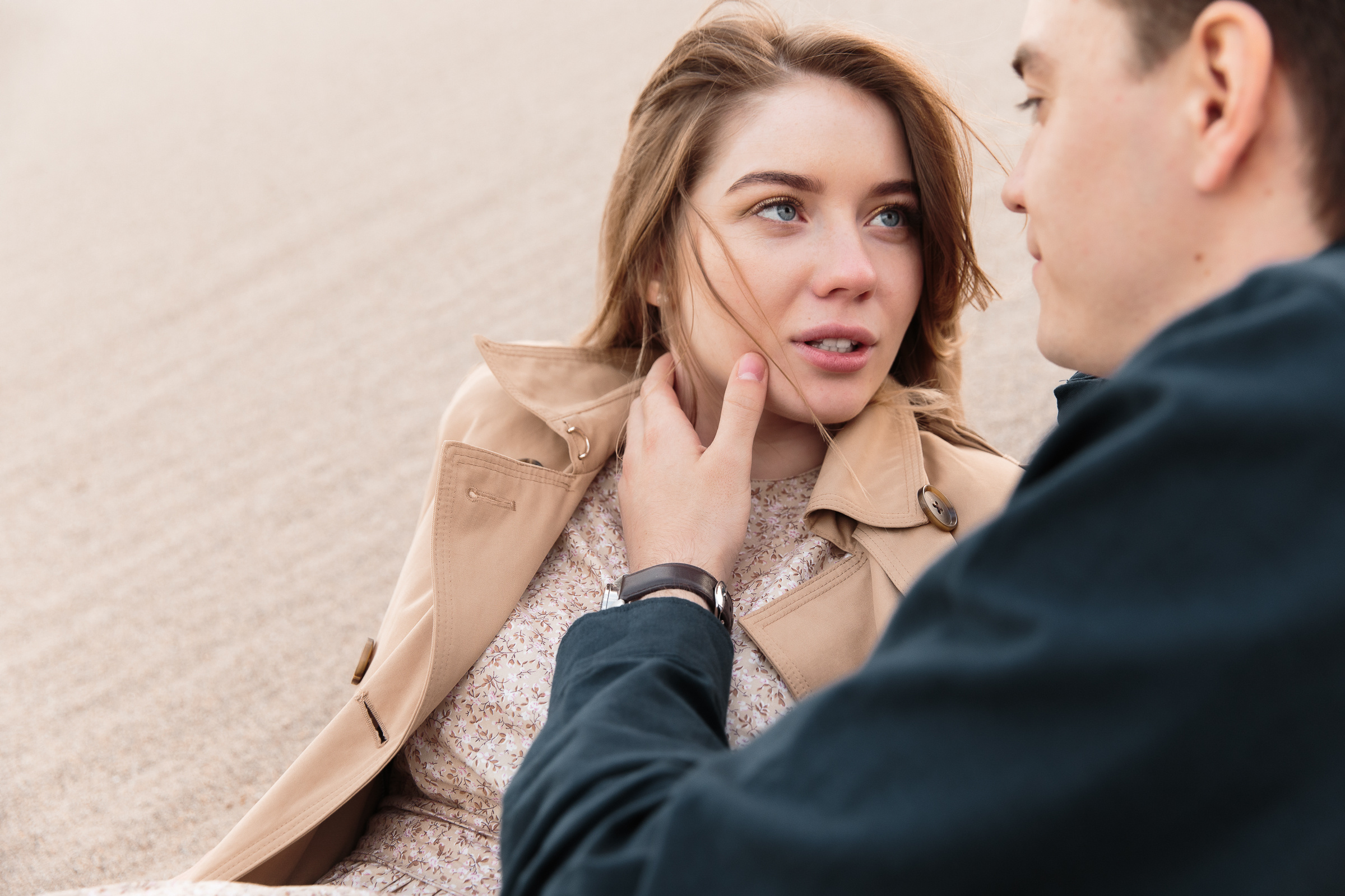 Двое в песках. Фотограф Ян Ежов | Свадебный фотограф в Томске