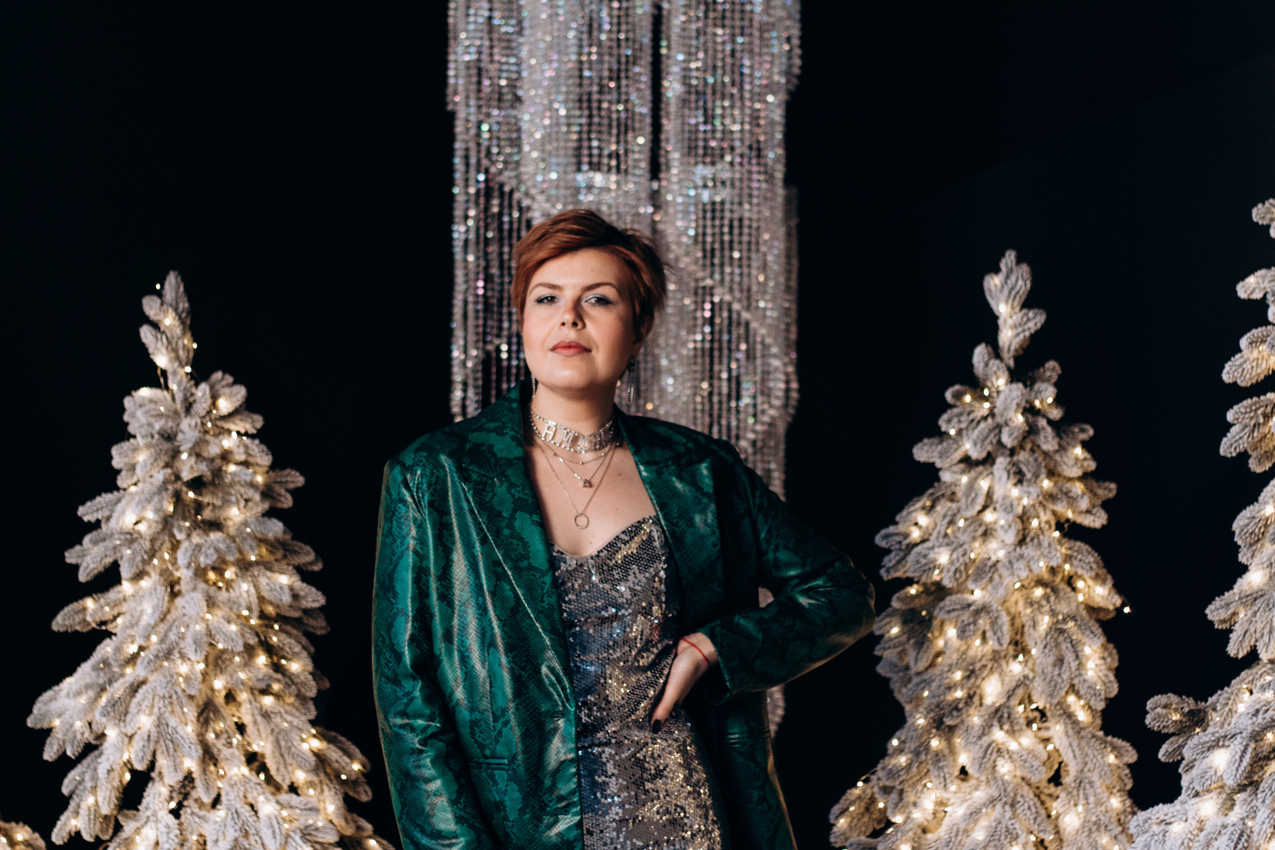 Анастасия. Портрет в студии. Новогодняя фотосессия Екатеринбург. Фотограф в Екатеринбурге Пойгина Елена