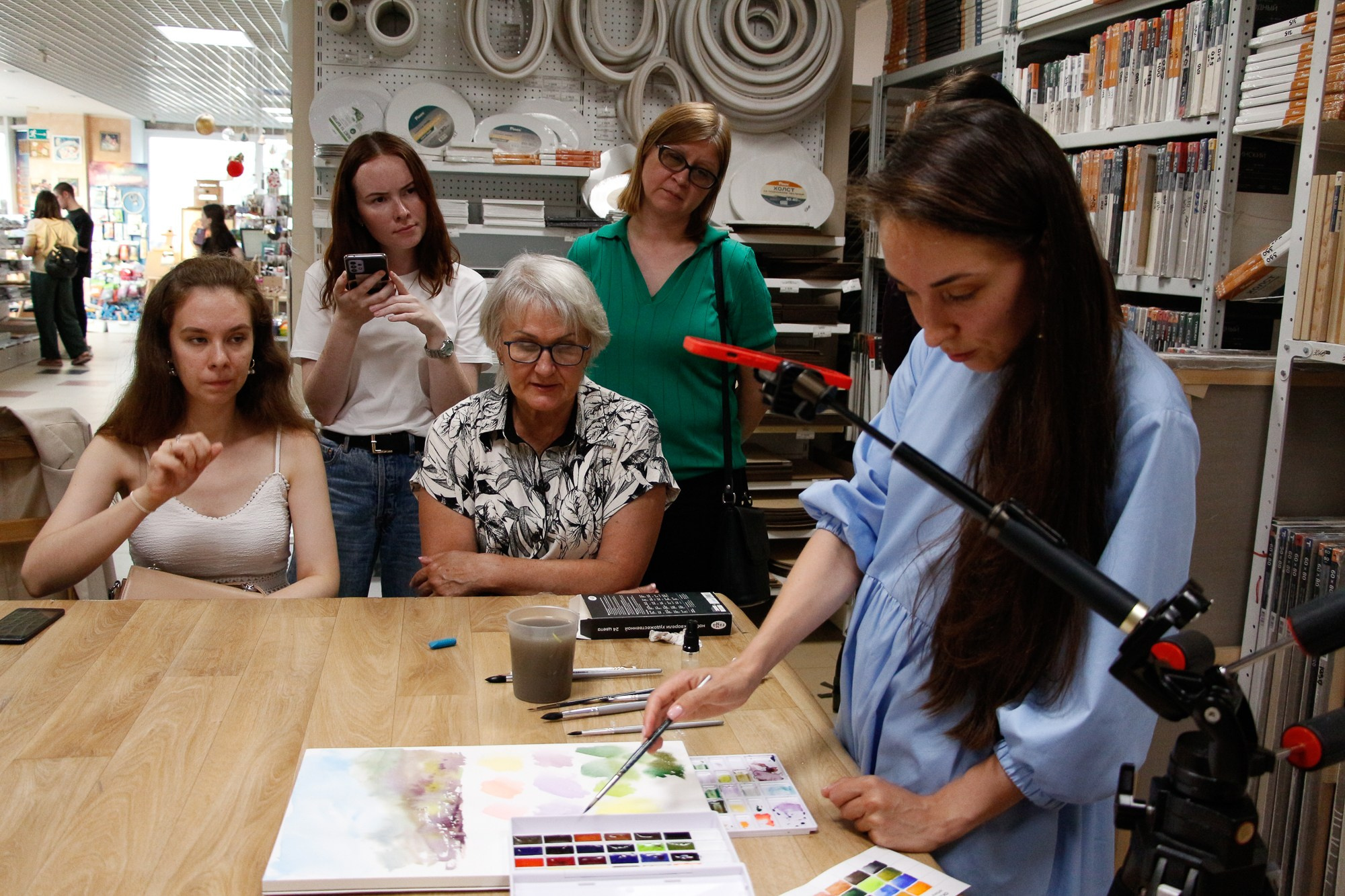 Акварельный демо-класс. Фотограф в Екатеринбурге Пойгина Елена