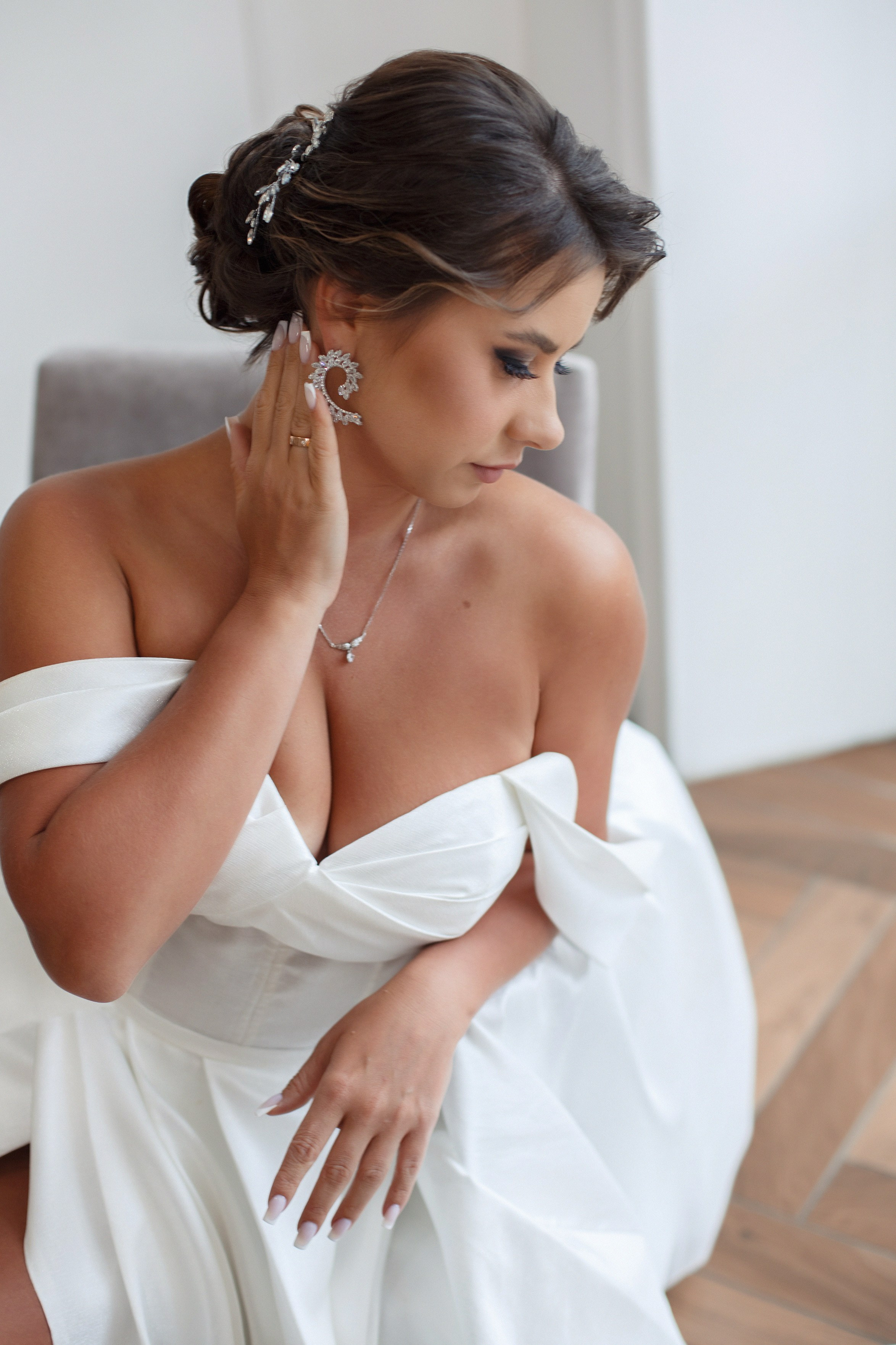 Свадебный образ - макияж и прическа. Визажист стилист в Астане Надежда Топникова