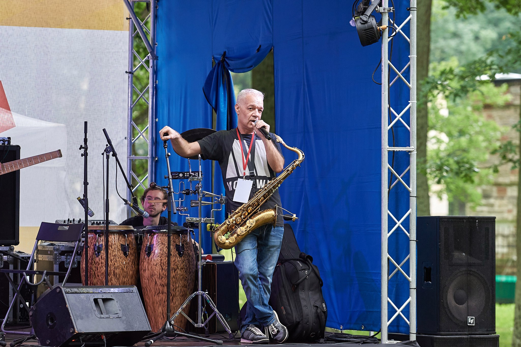 «Выходные с джазом» в Гатчинском парке (13 — 14 июля 2024 года). Иван Ступа, репортажный фотограф в Санкт-Петербурге и Ленинградской области