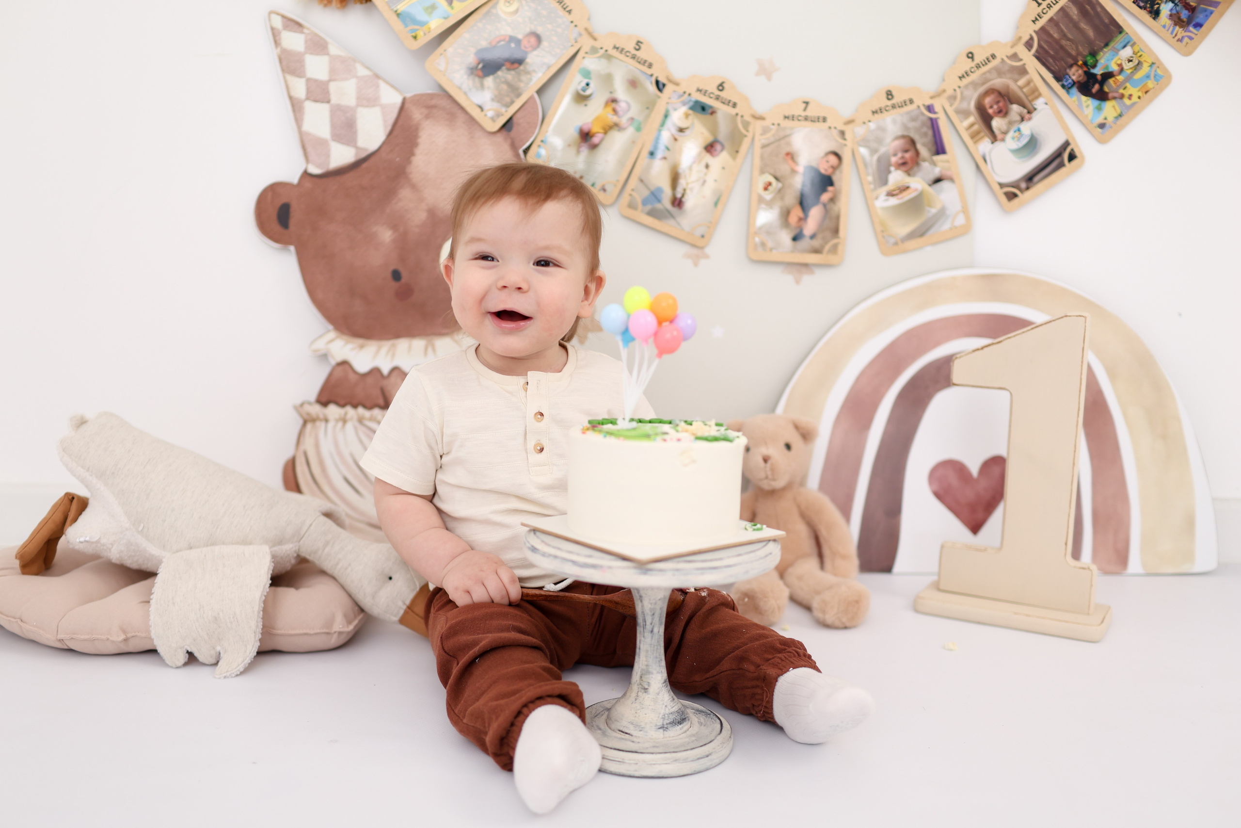 Годовасики. Нина Зеленева фотограф новорожденных