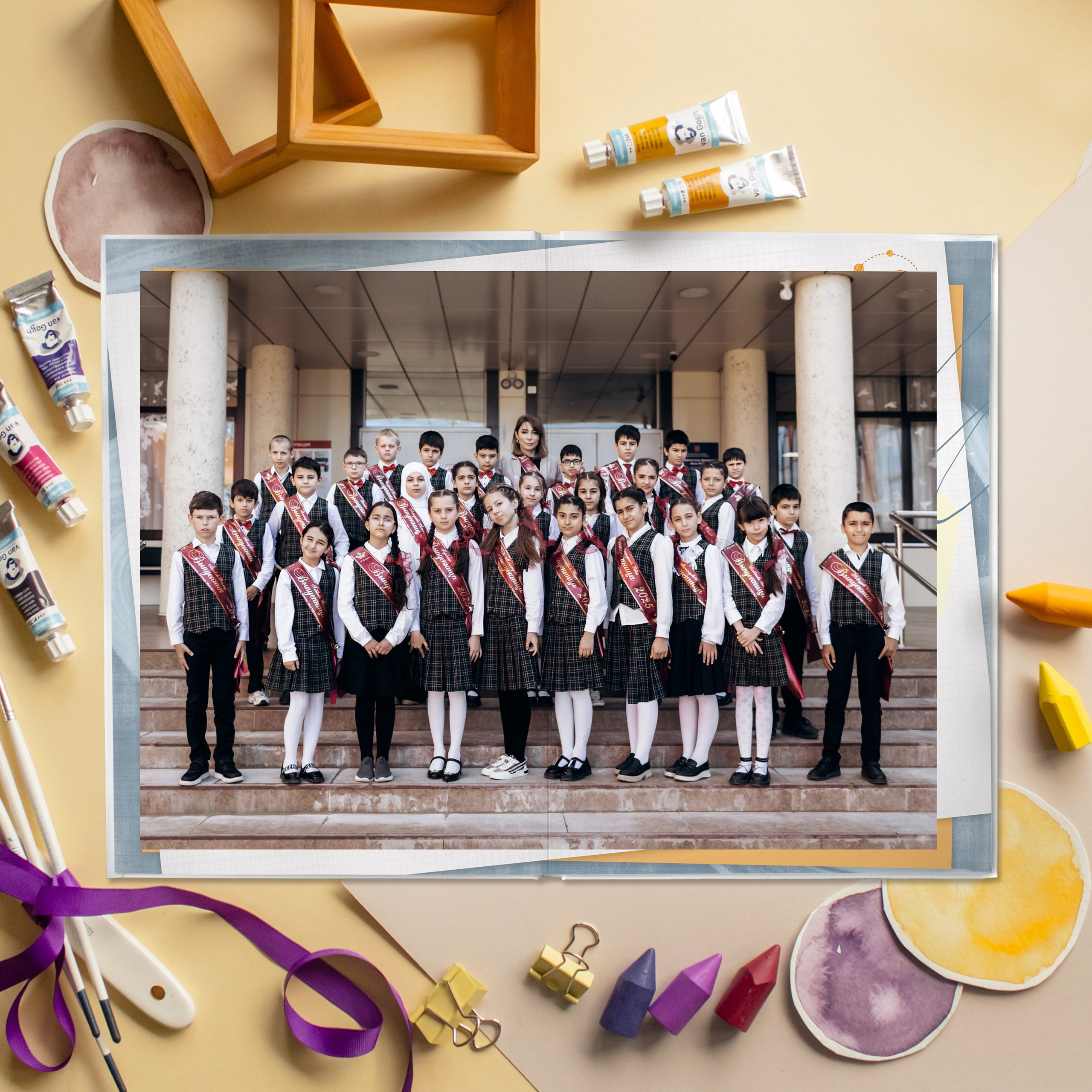 Прощай начальная школа. Дизайнер fotokniga_ast