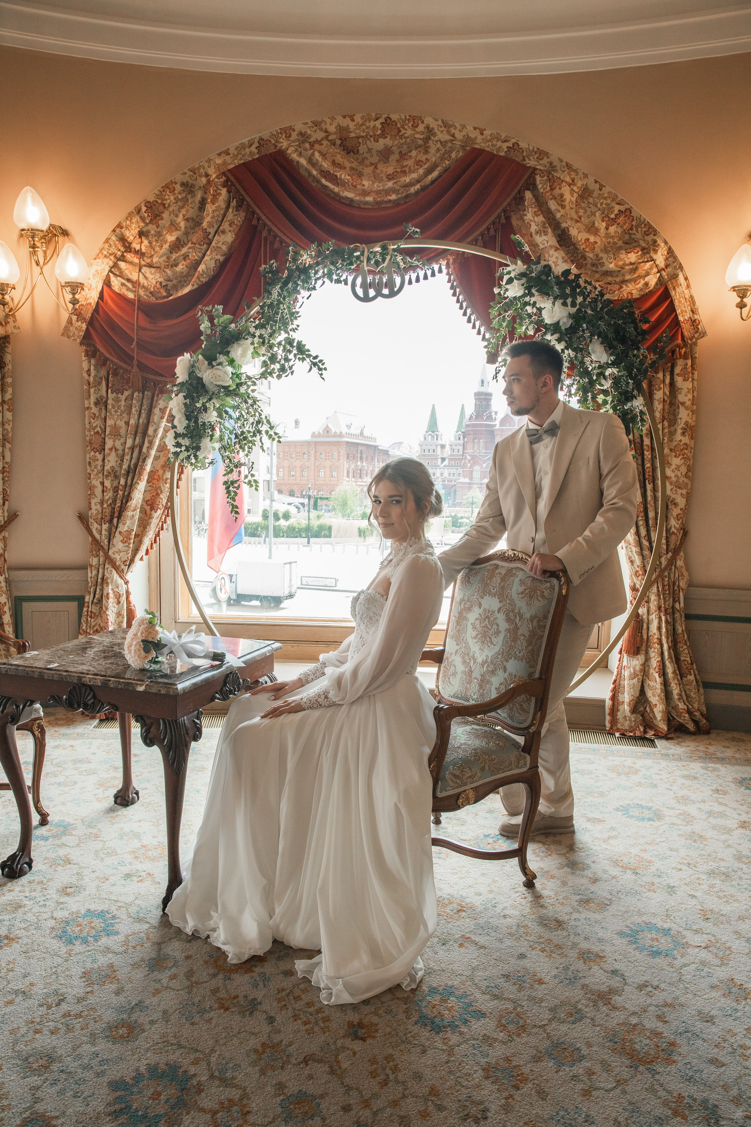 Националь + Пушкинский музей. Свадебный и портретный фотограф в Москве Мария Кравченко