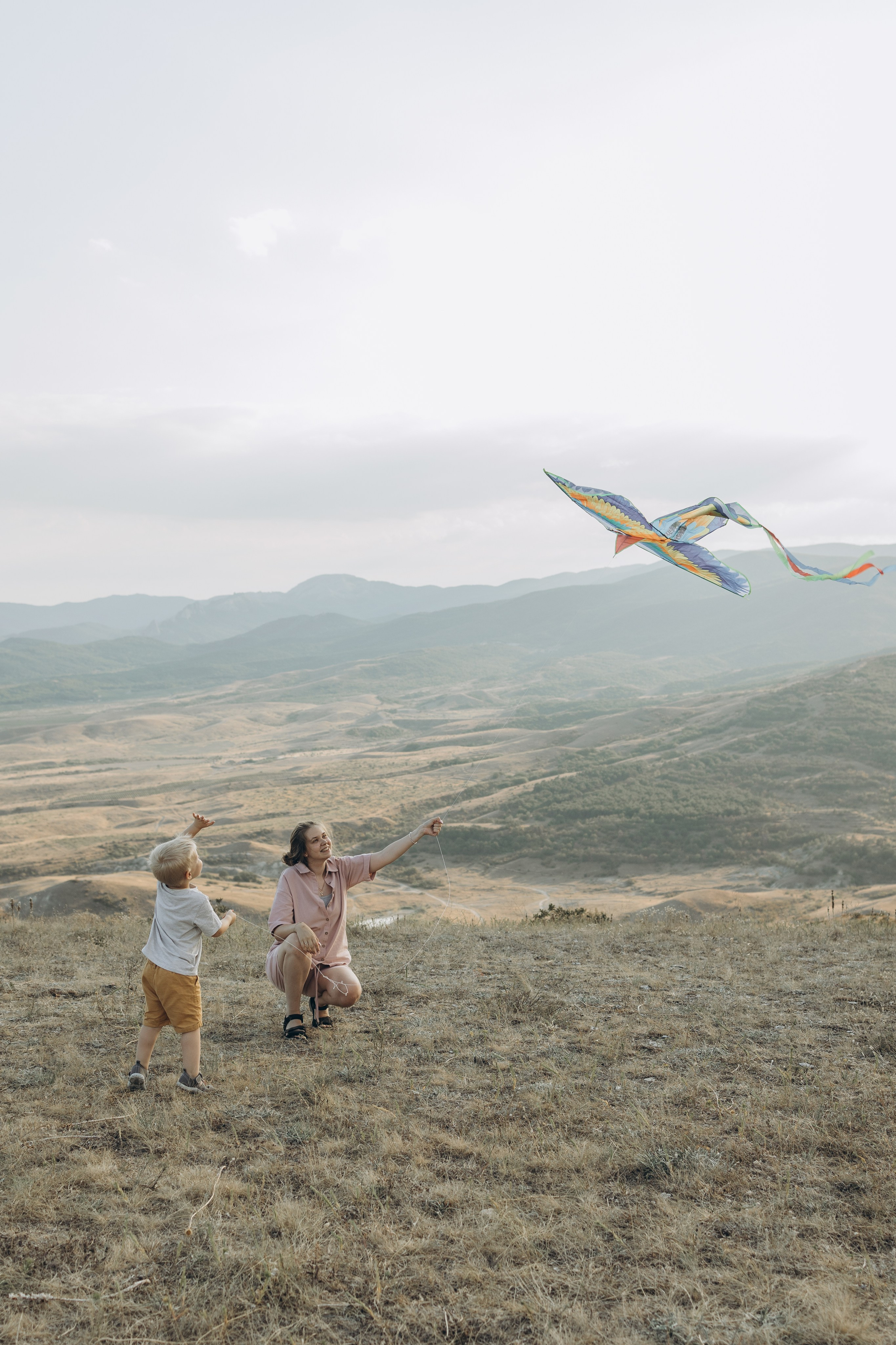 Воздушный змей. Семейный фотограф в Москве Виктория Ястребинская