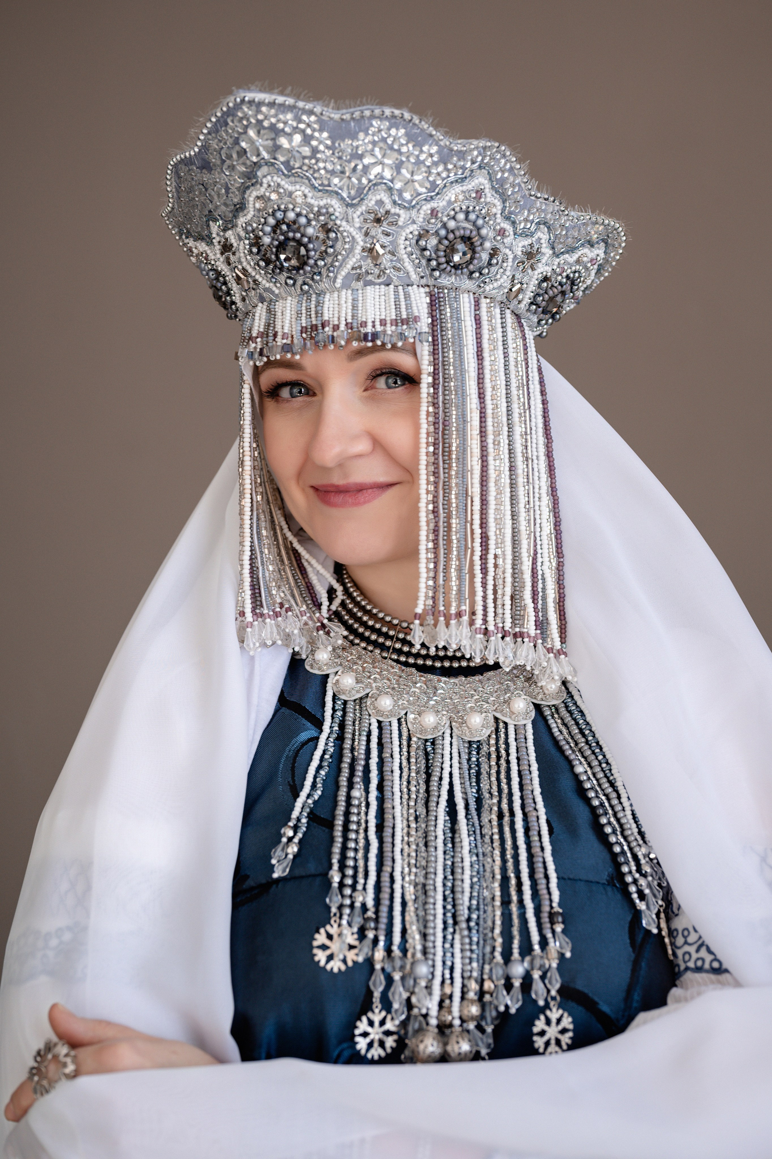 Фотосессия в русском национальном наряде. Фотограф Юлия Кондратьева