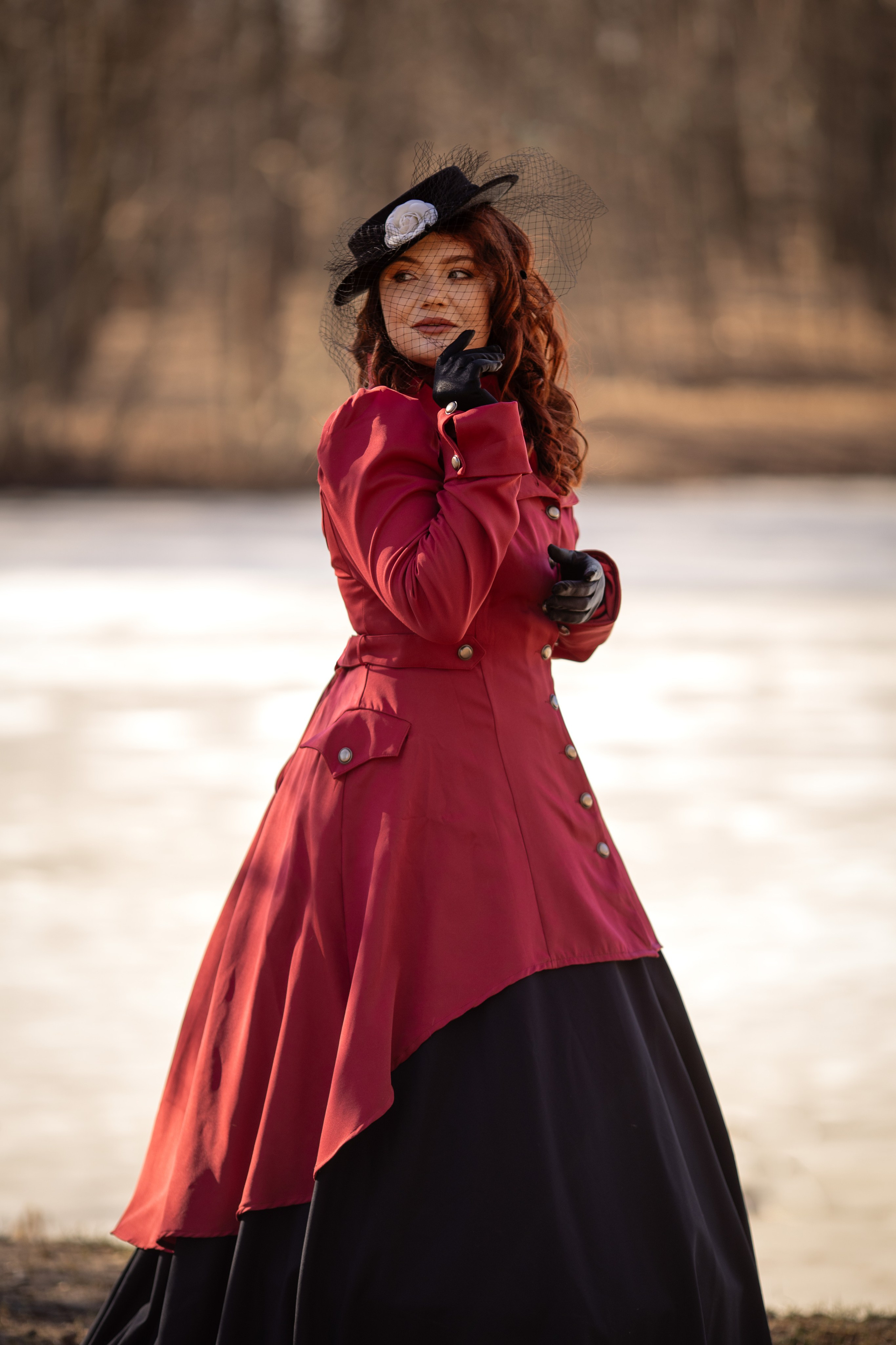 Женский портрет уличный. Семейный фотограф Москва и область Дербунова Елена