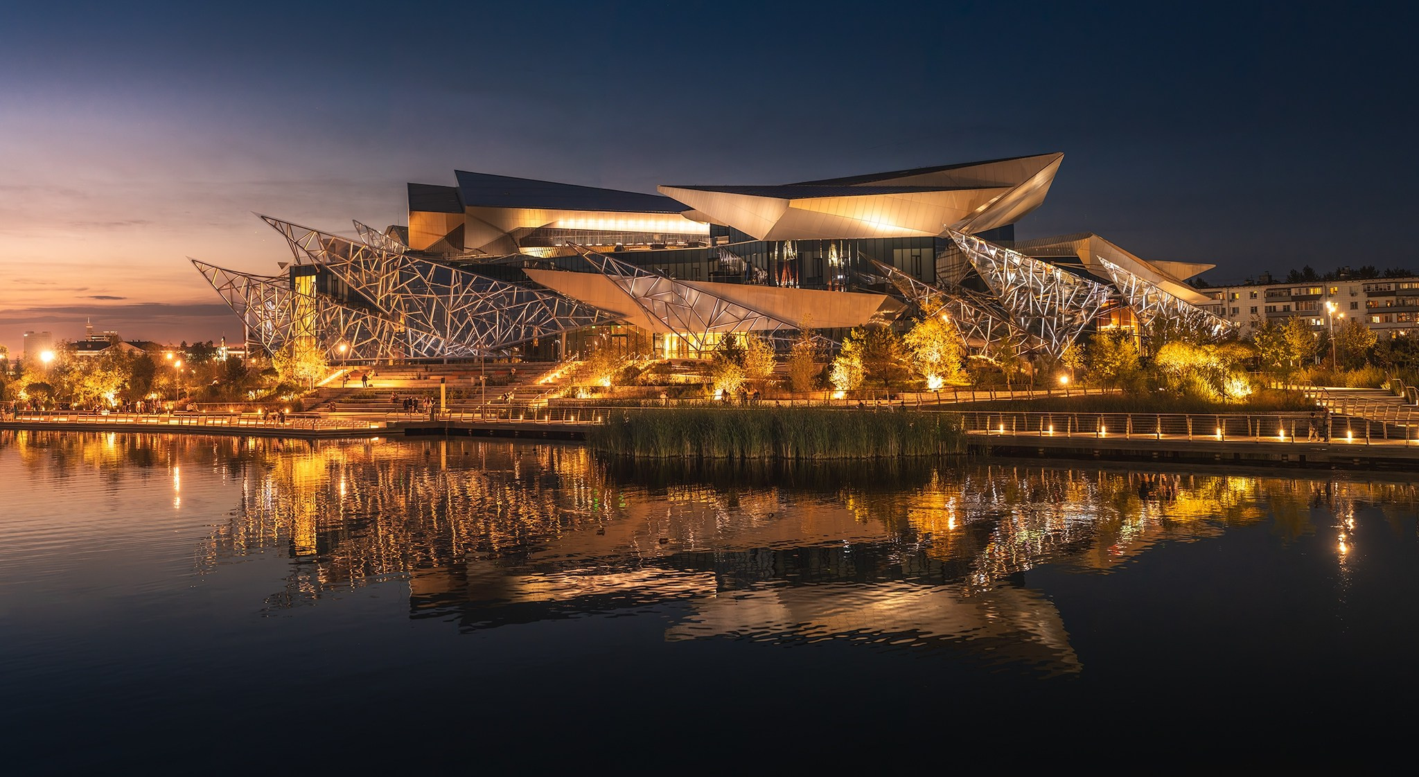 Ночная Казань. Пейзажный фотограф Руслан Лукманов