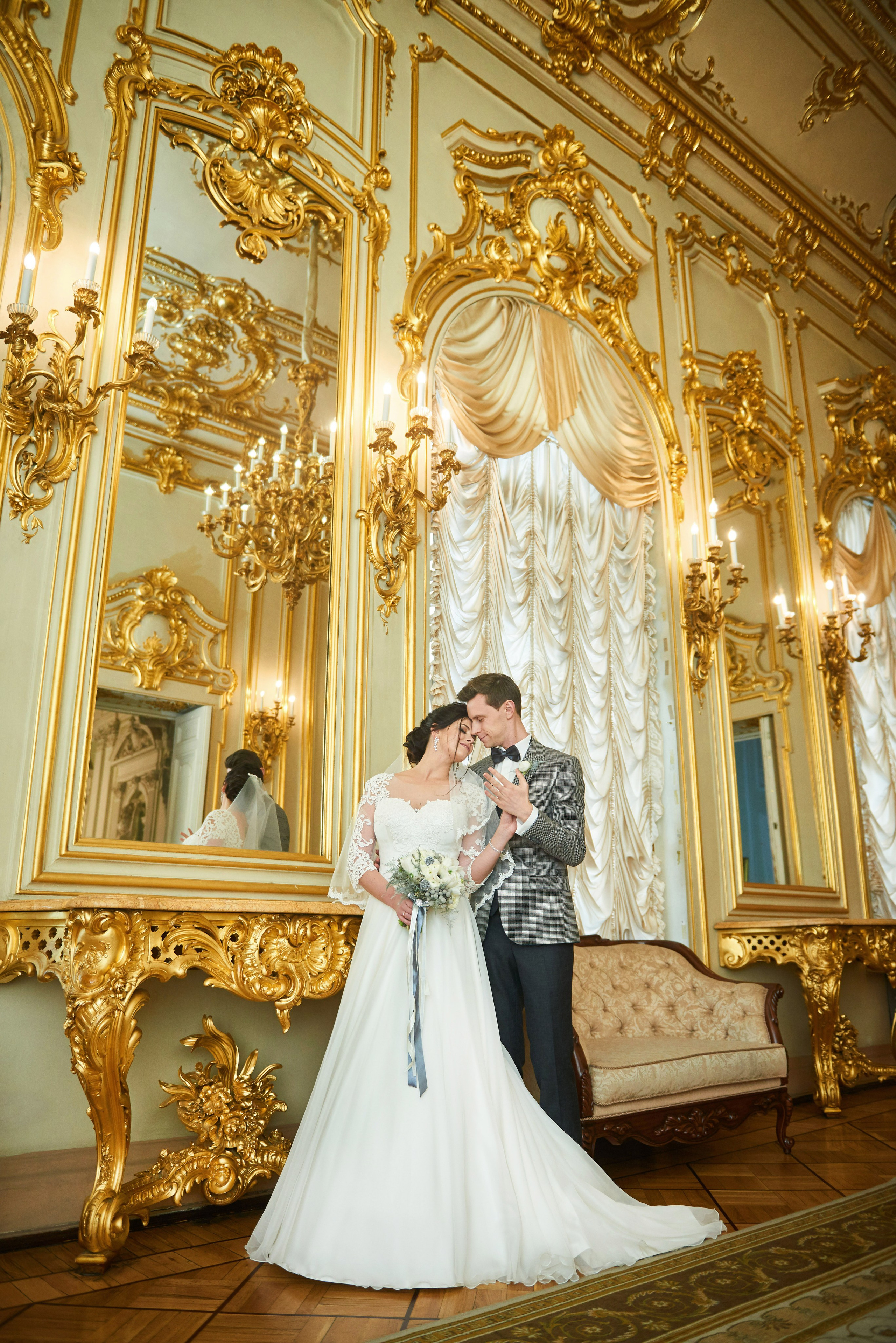 Наталия и Дмитрий (фотосессия в студии). Портретный, семейный и свадебный фотограф в Санкт-Петербурге и в Пушкине Ширяев Денис