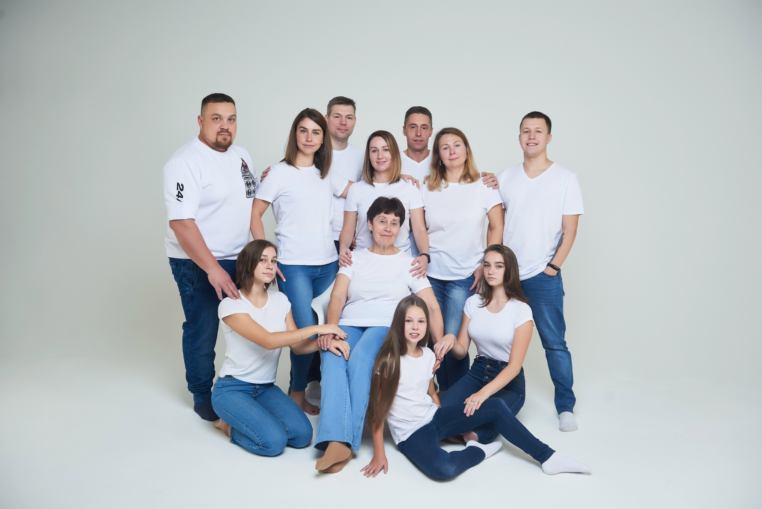 Фотосессия большой семьи. Портретный, семейный и свадебный фотограф в Санкт-Петербурге и в Пушкине Ширяев Денис