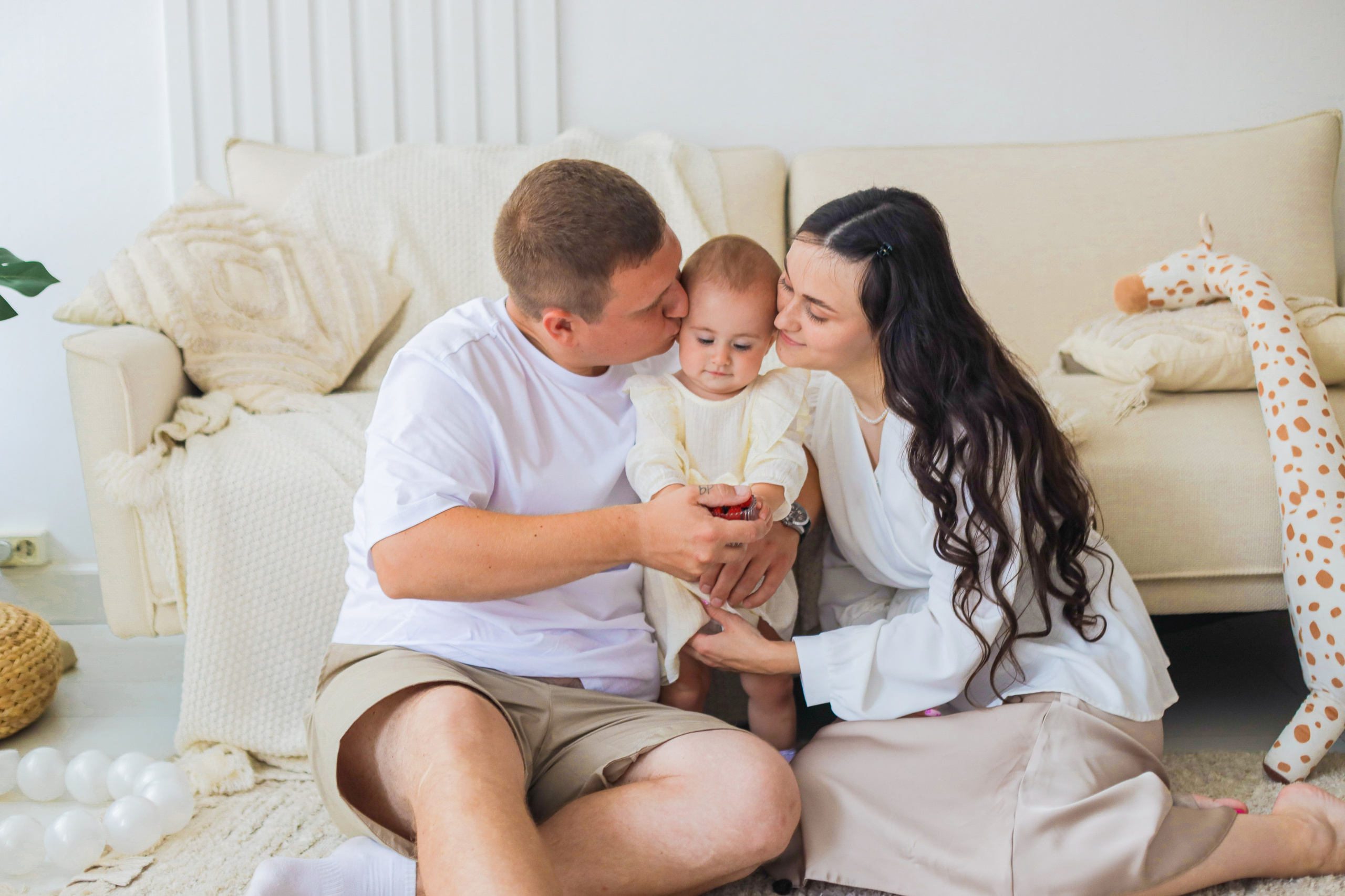 Полина 1 годик. Семейный, детский, свадебный фотограф в Москве, Люберцах