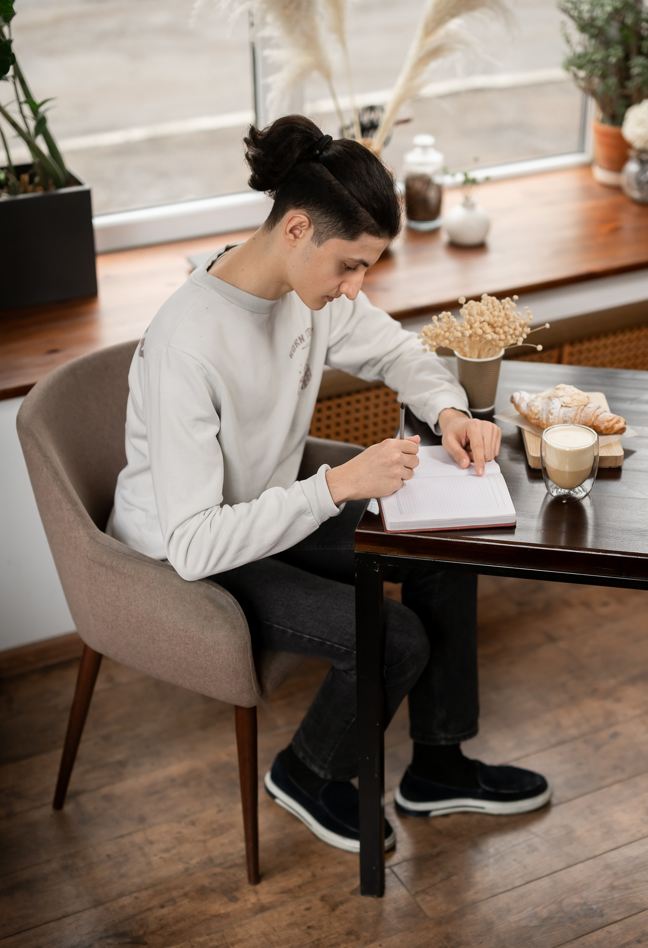 Фото проект в кофейне. Каминская Екатерина. Семейный и детский фотограф в Москве