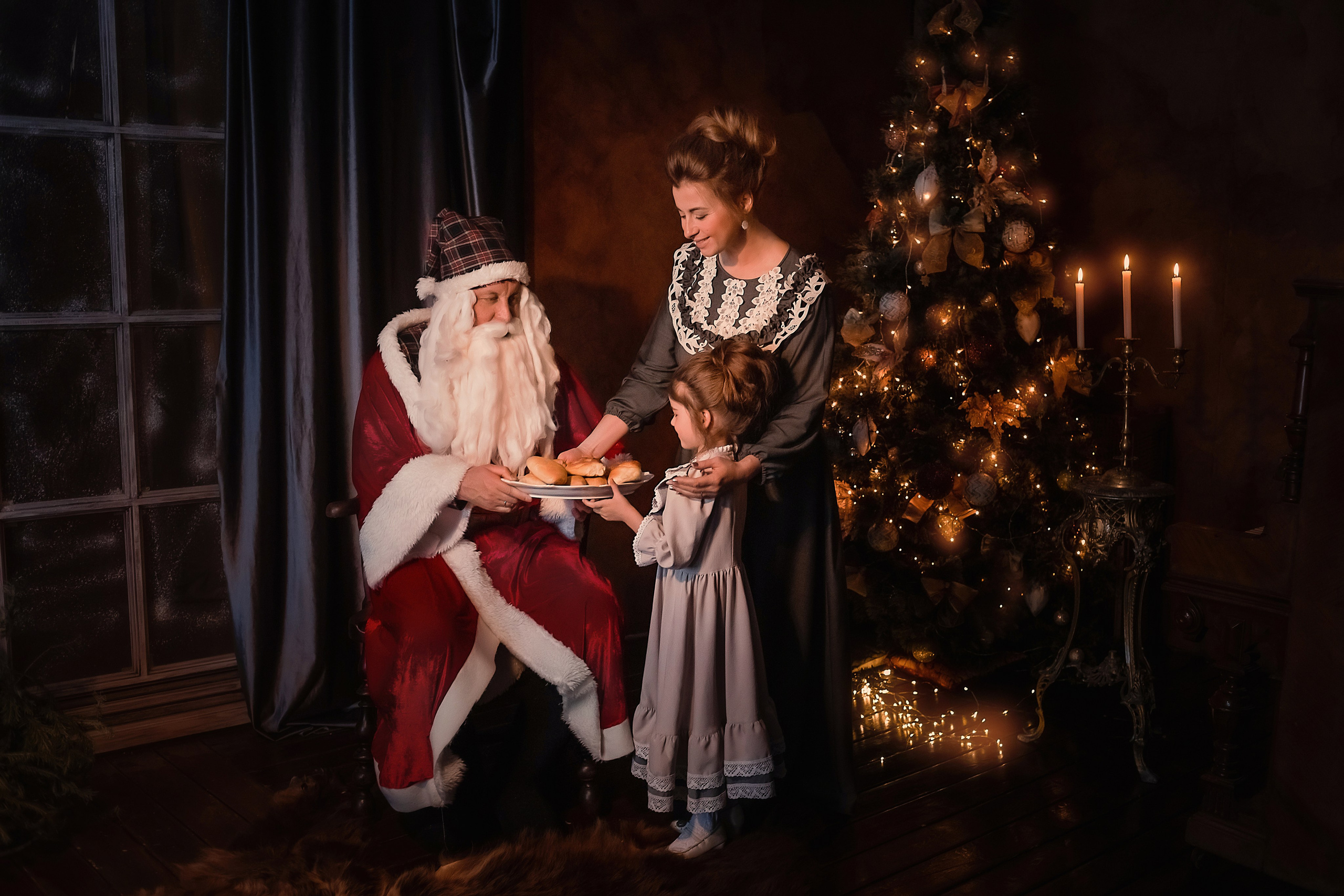 В ожидании Дедушки Мороза. Семейный и детский фотограф в Екатеринбурге Оксана Пипкина