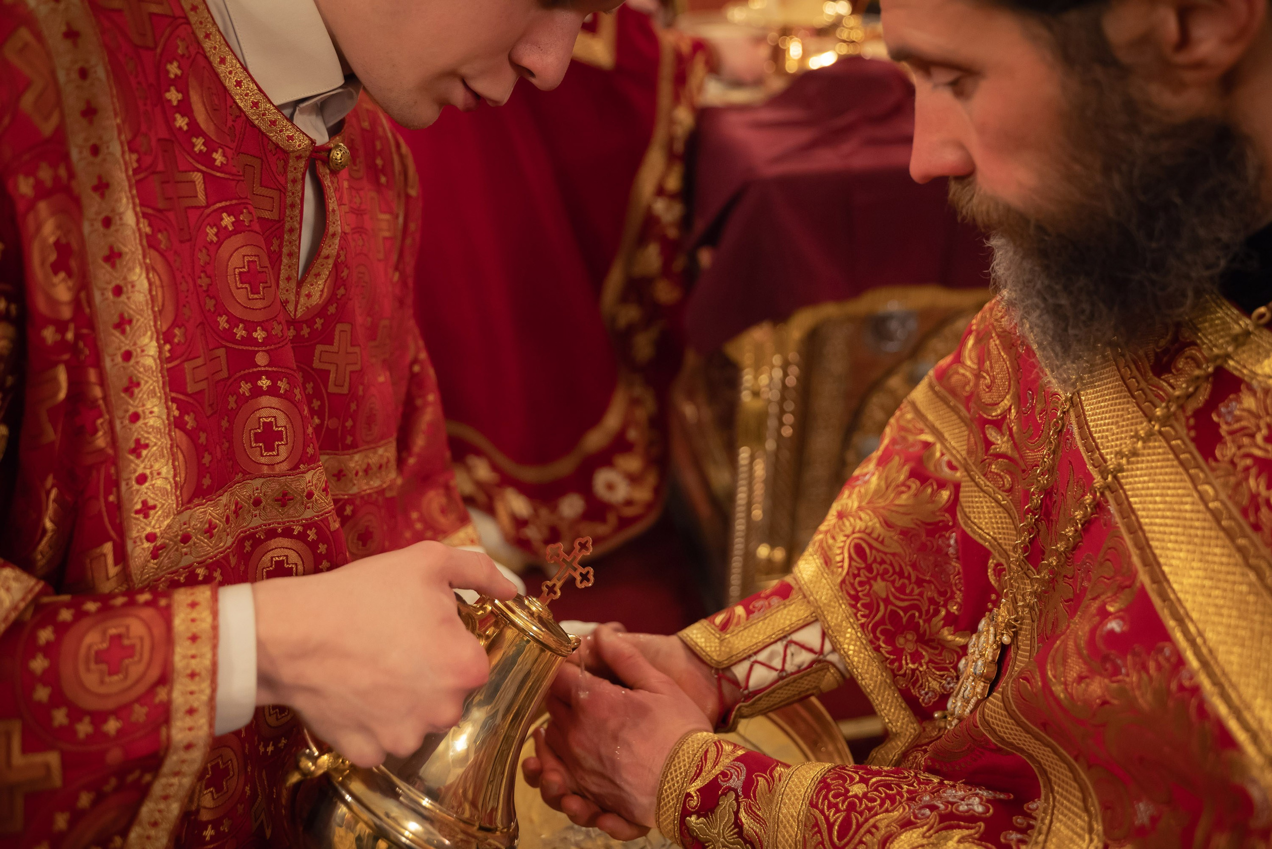 Богородский храм. Пасха. Полунощница, Божественная литургия. Антон и Татьяна Денисенко — В храме