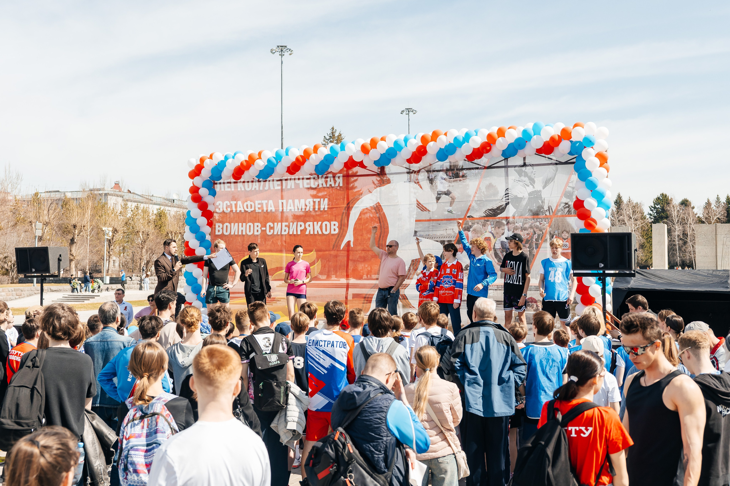 Легкоатлетическая эстафета памяти сибиряков-гвардейцев. Фотограф в Новосибирске Сергей Белов