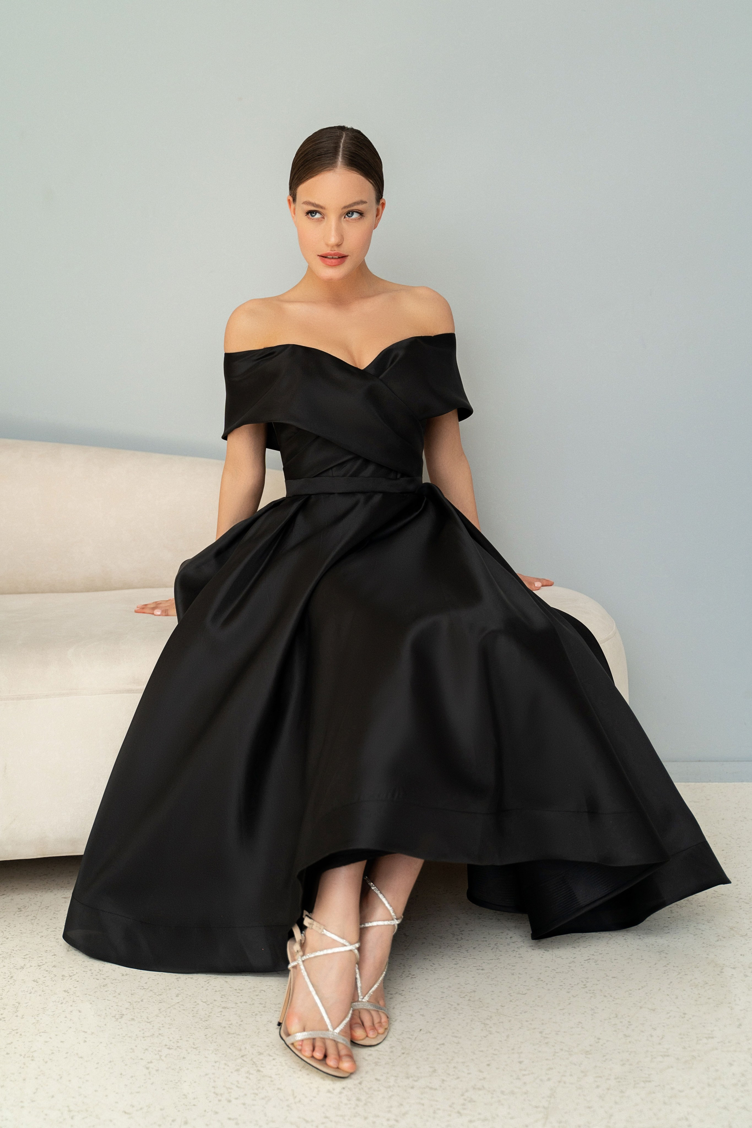 Съемка вечерних платьев NOLLA с Анастасией. Свадебный и портретный фотограф Клипа Максим