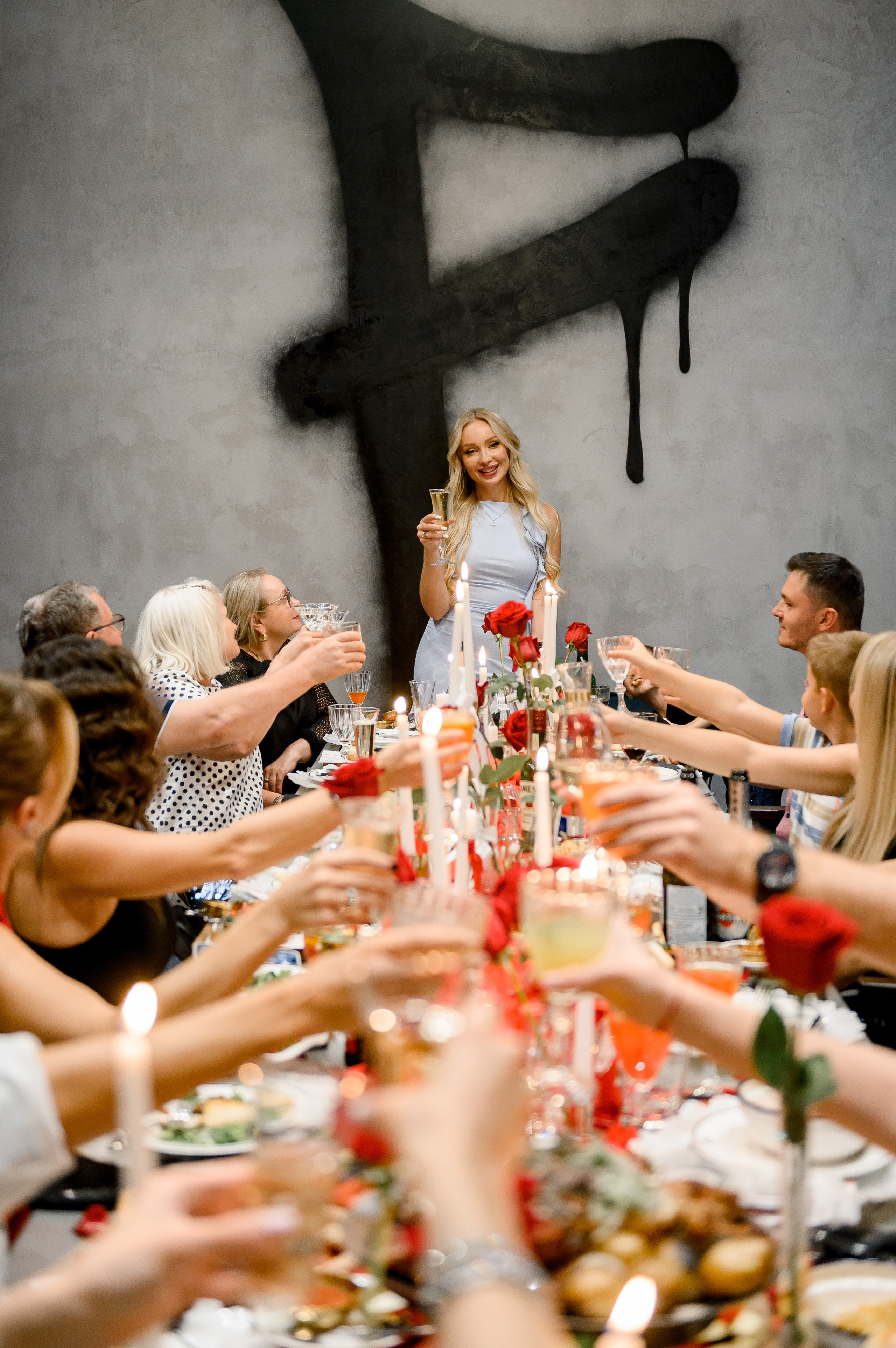 День рождение в ресторане Фабрика. Свадебный и семейный фотограф в Ставрополе Роман Иванов