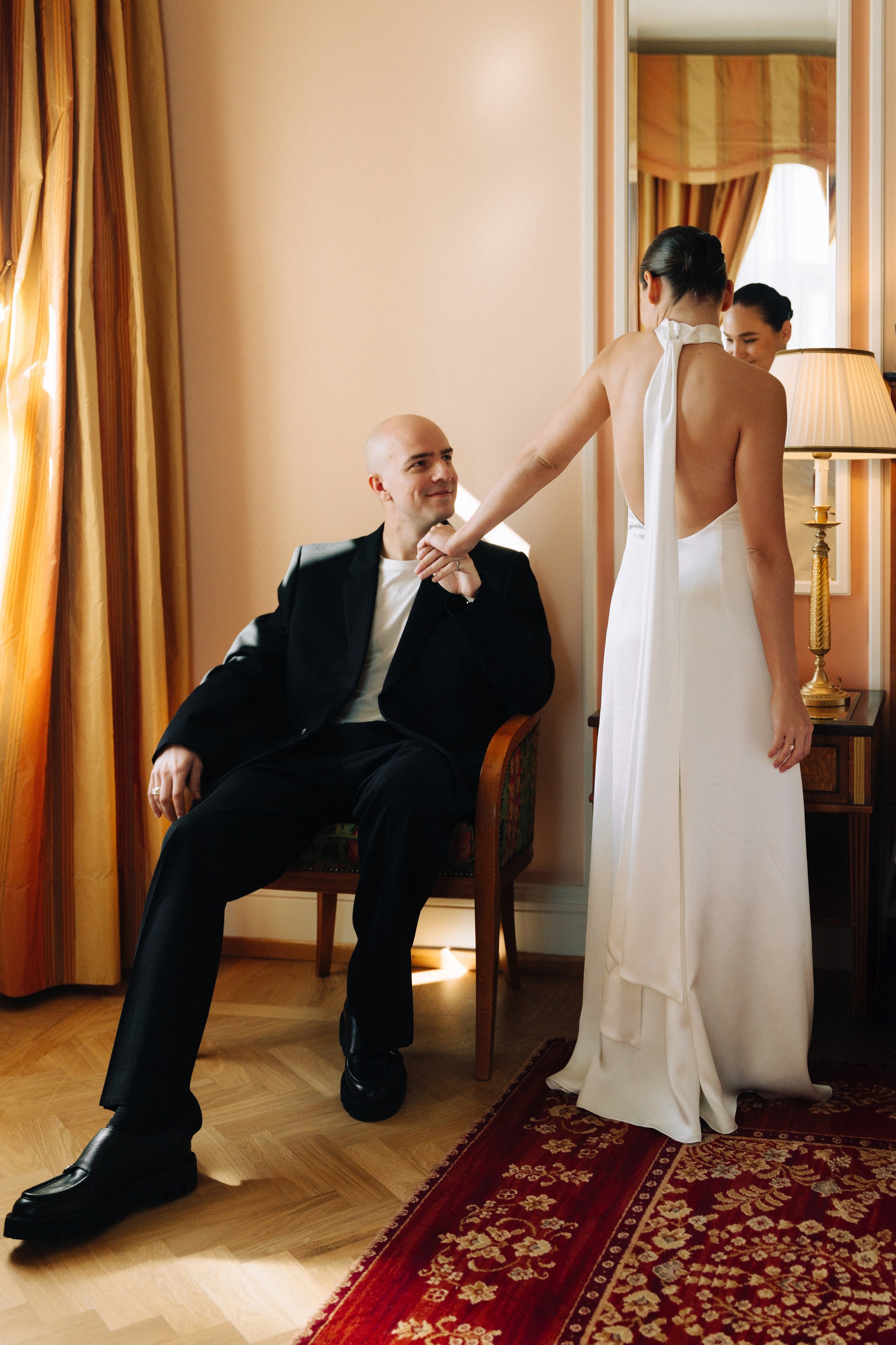 Вова и Лиза. Питер. Гранд Отель Европа, 1 дворец бракосочетания и особняк Мясникова. Свадебный фотограф Катерина Чулкова