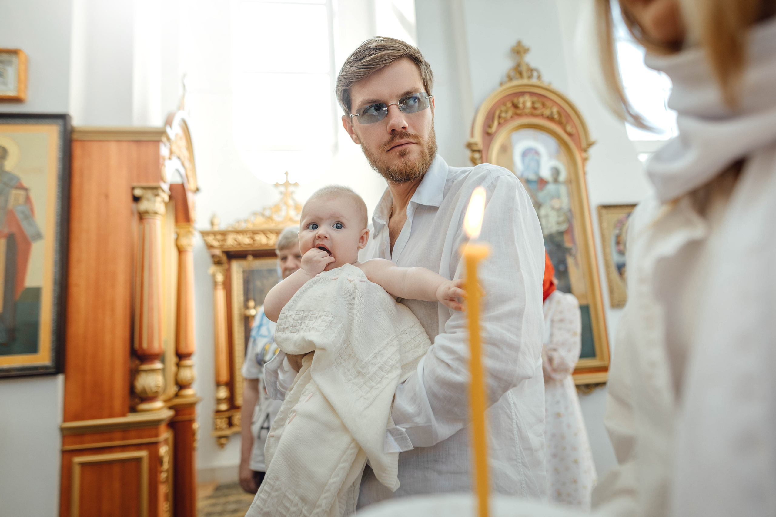 Крещение Мишель, гп. Ивенец, храм Ефросинии Полоцкой, август 2025