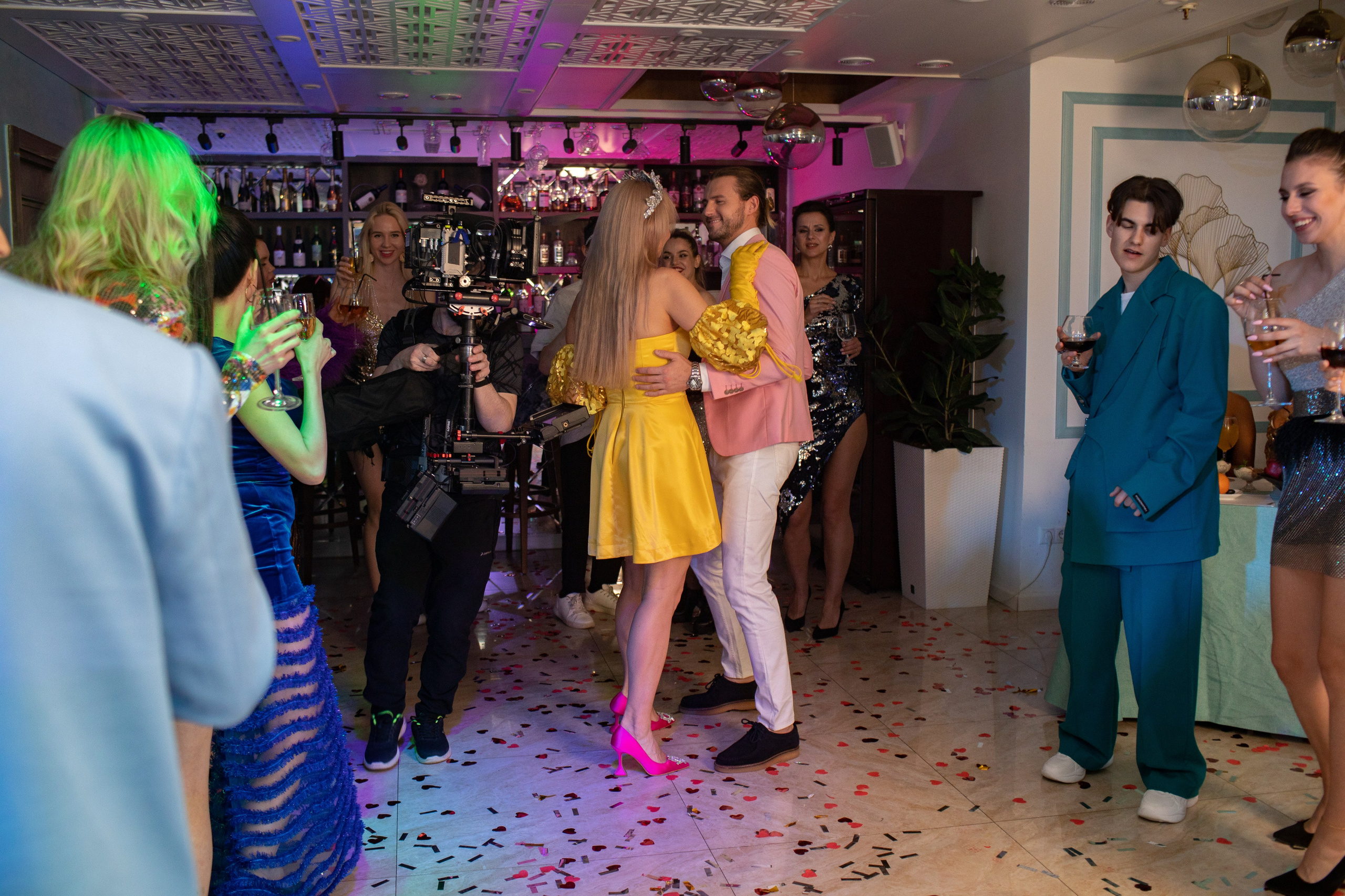 Съемка клипа Анни Калашниковой «Не ври мне в Риме». Art photographer Nino