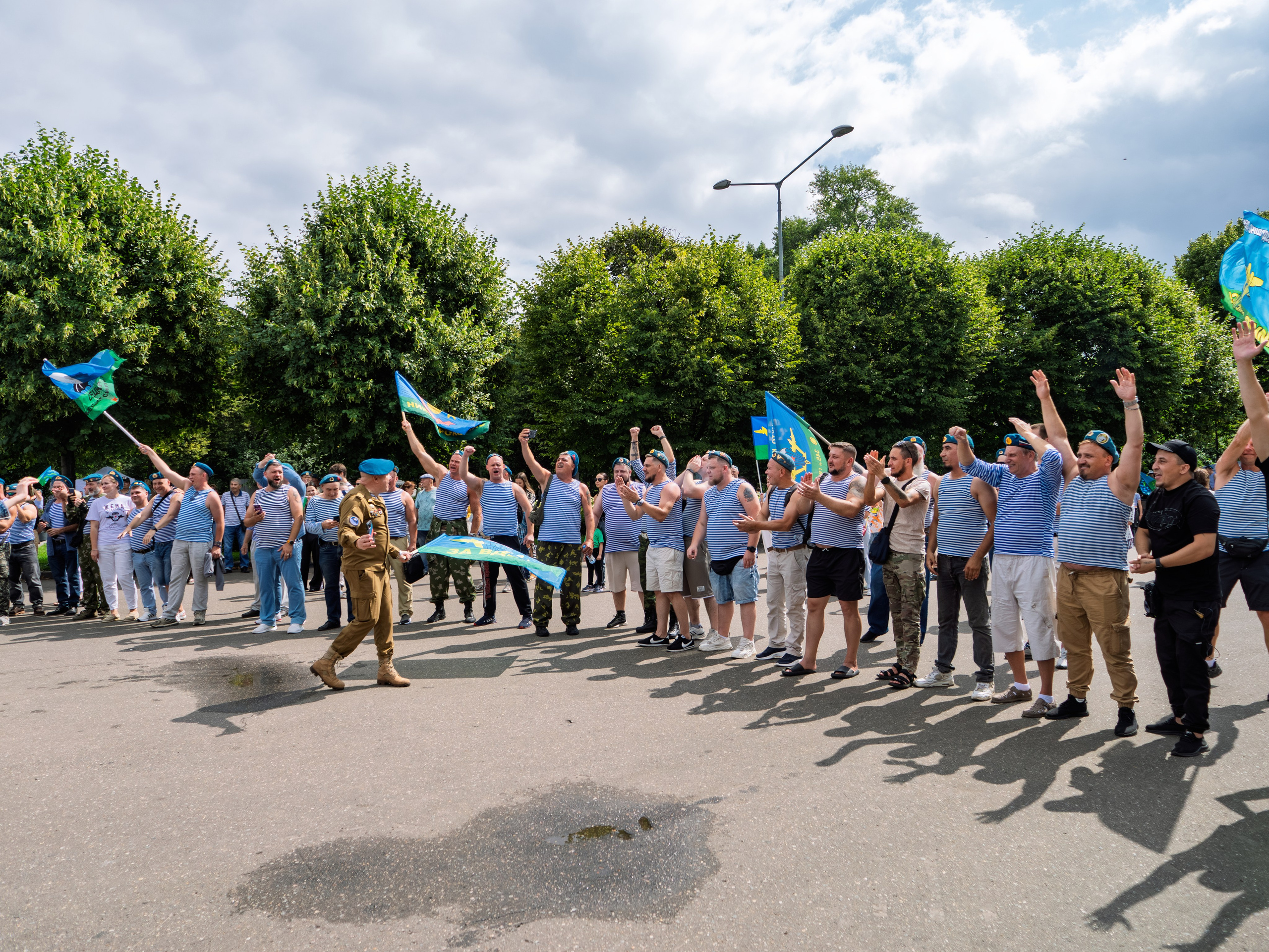 Празднование 95-летия ВДВ в парке горького 2 августа 2025 гола. Фотограф Никифоров-Гордеев Сергей. Москва и МО