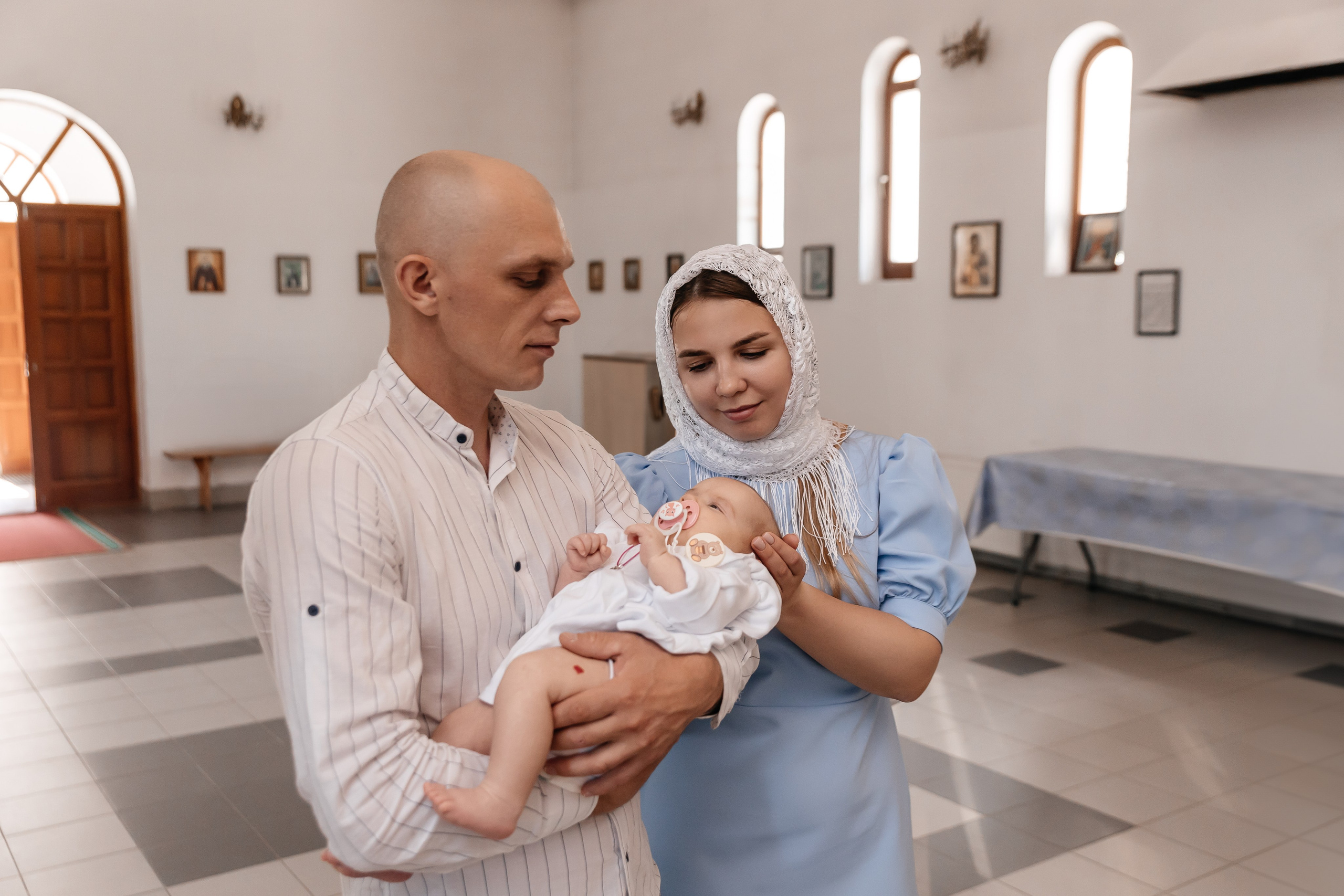 Крещение Ксении. Семейный фотограф Минск Усова Ольга