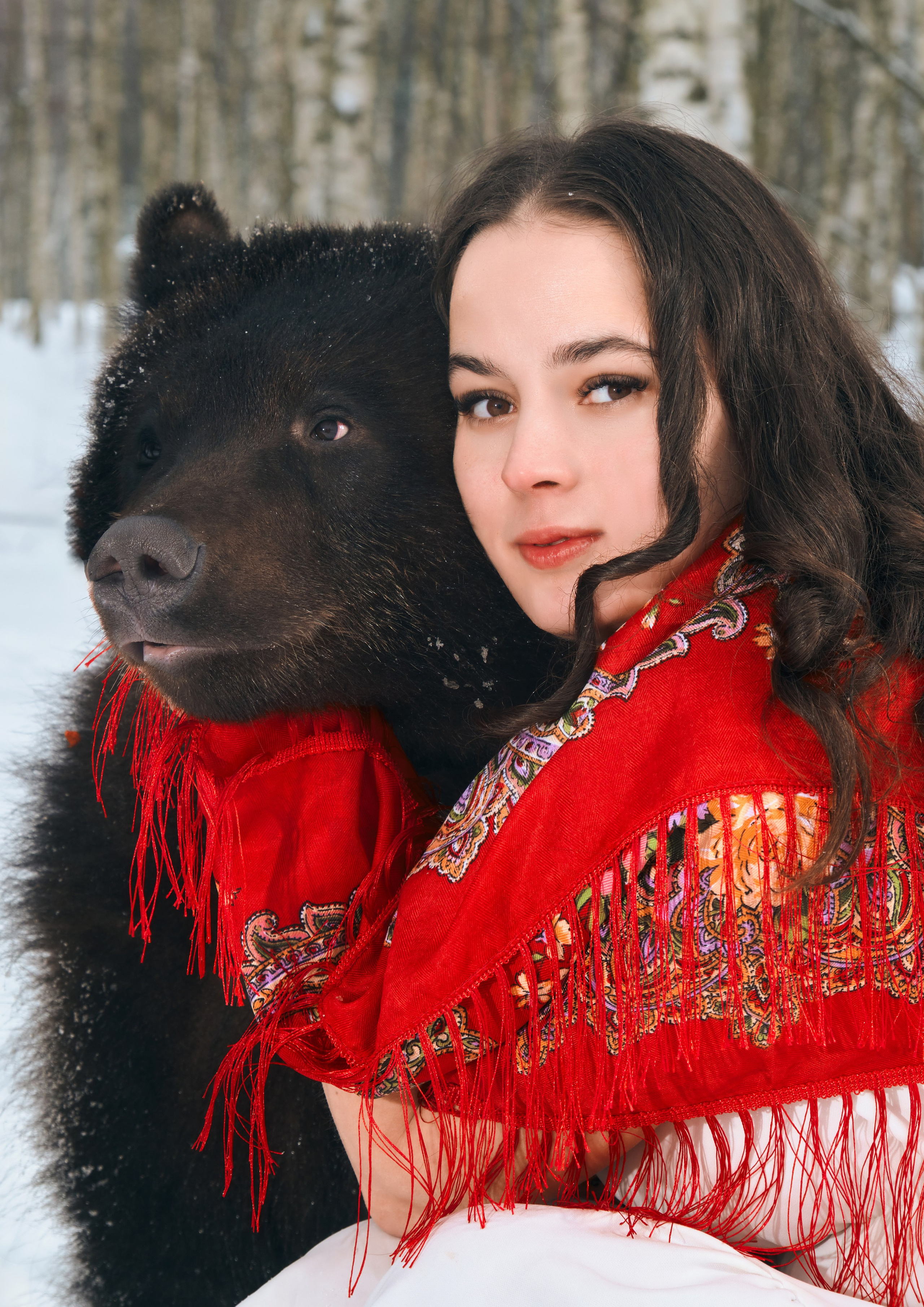 Фотосессия с медведем. Фотограф в Москве — Галунина Кристина