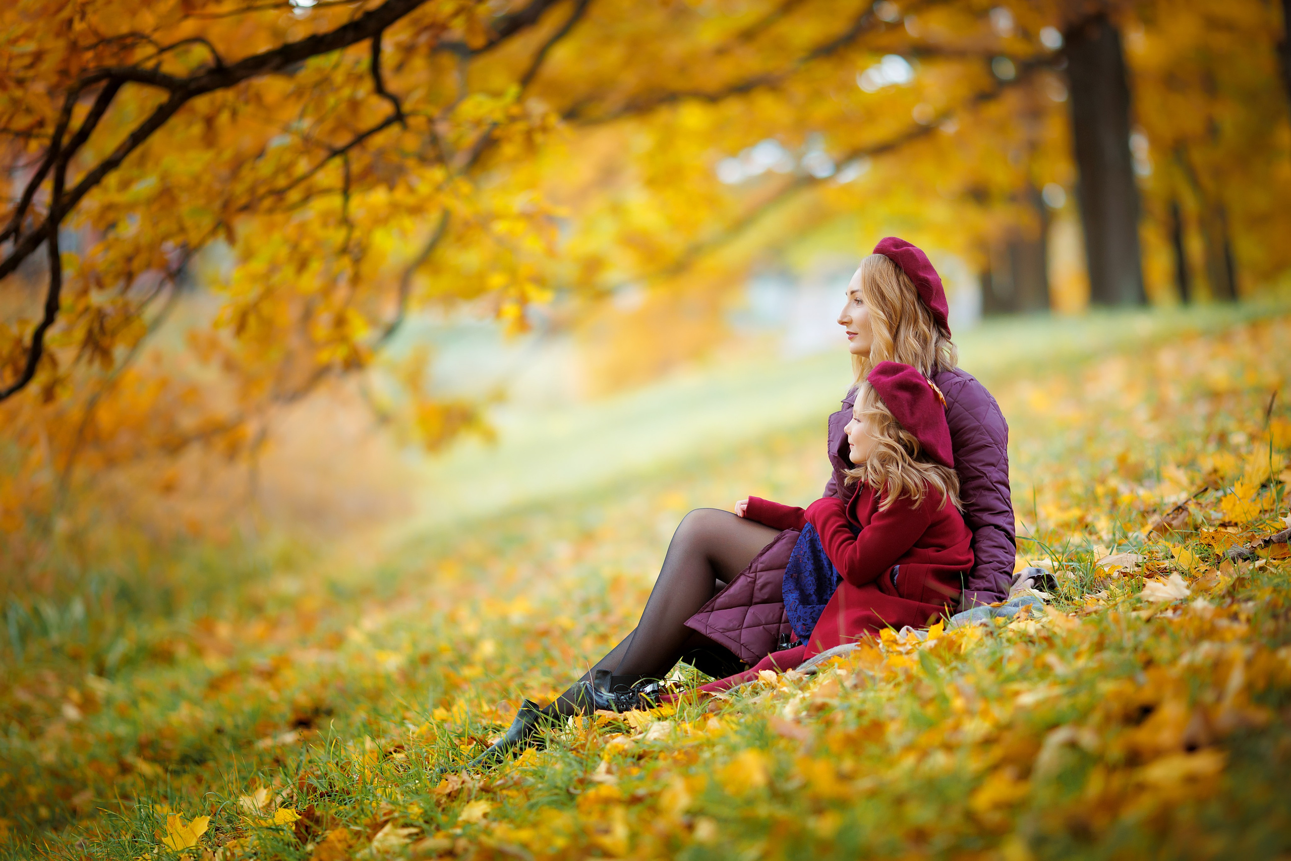 Осенняя фотосессия в парке