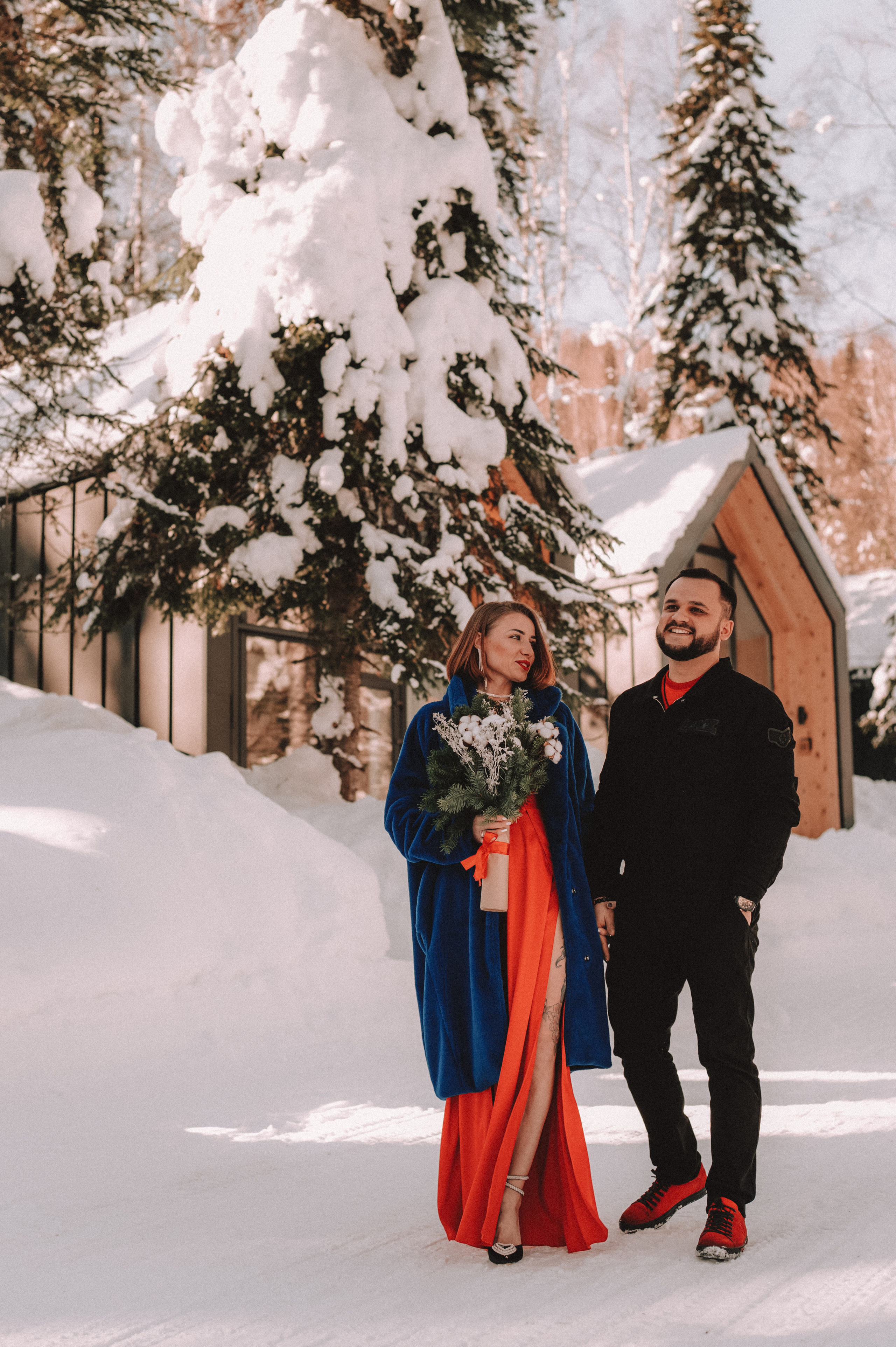 Love Story фотосессия в Шерегеше