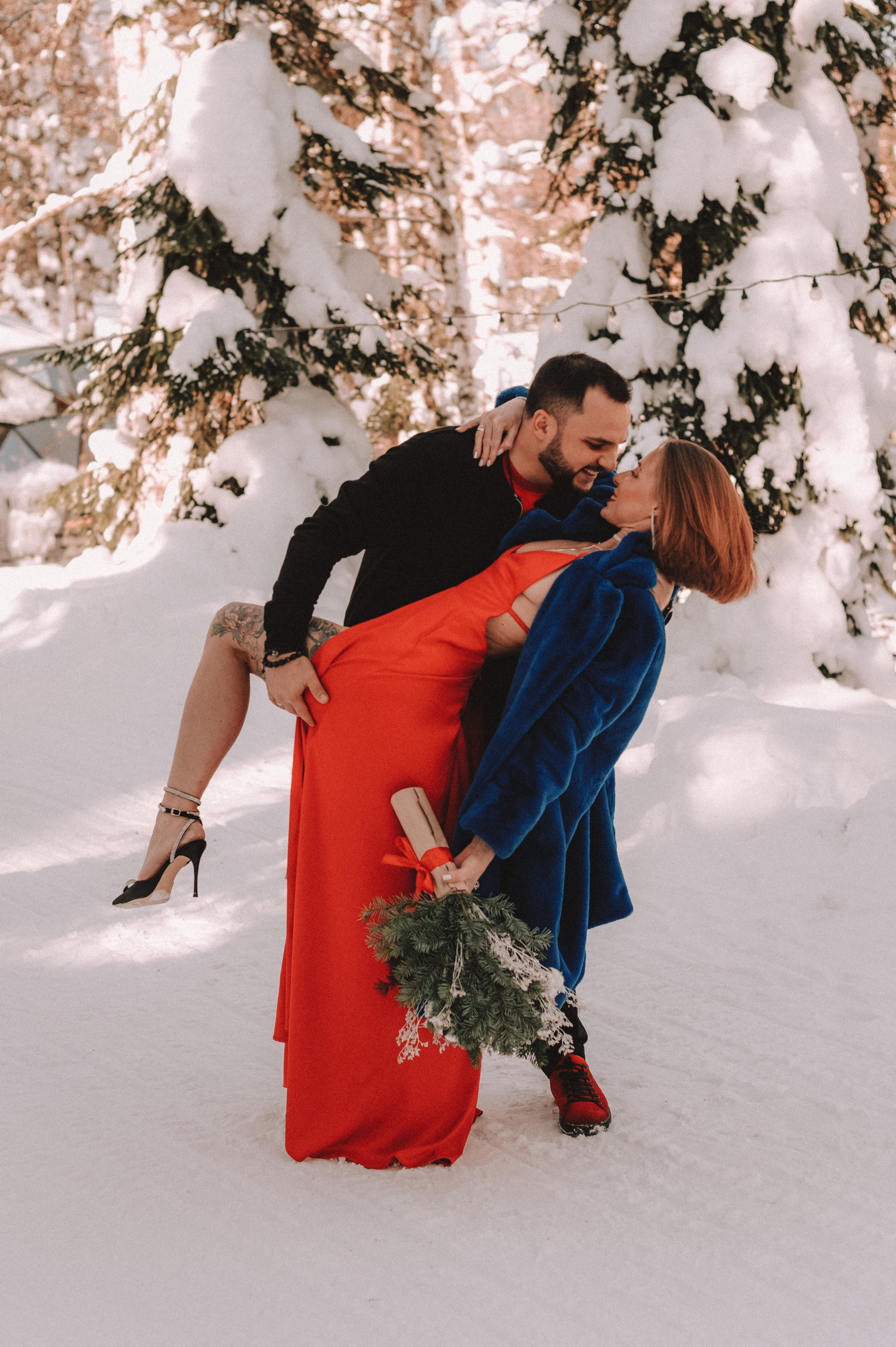 Love Story фотосессия в Шерегеше