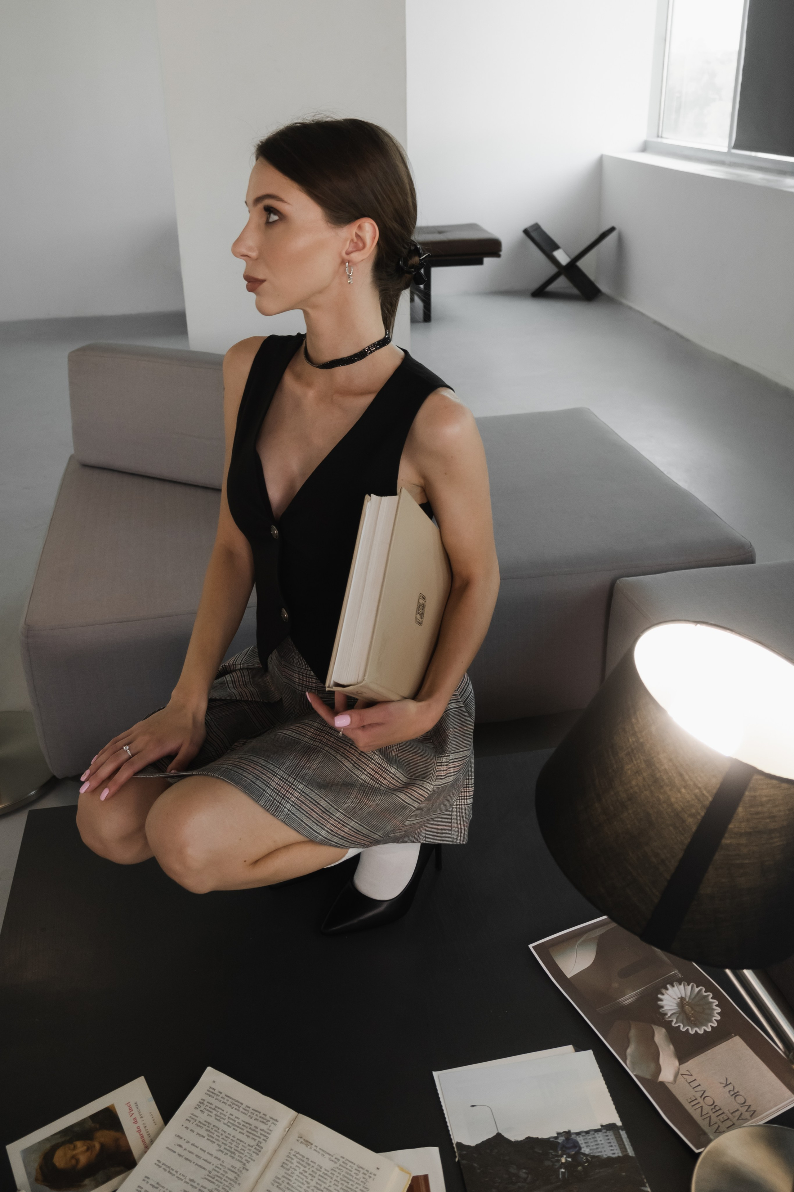 Студийная минималистичная фотосессия. Портретный и репортажный фотограф в Санкт-Петербурге | Валерия Кайряк