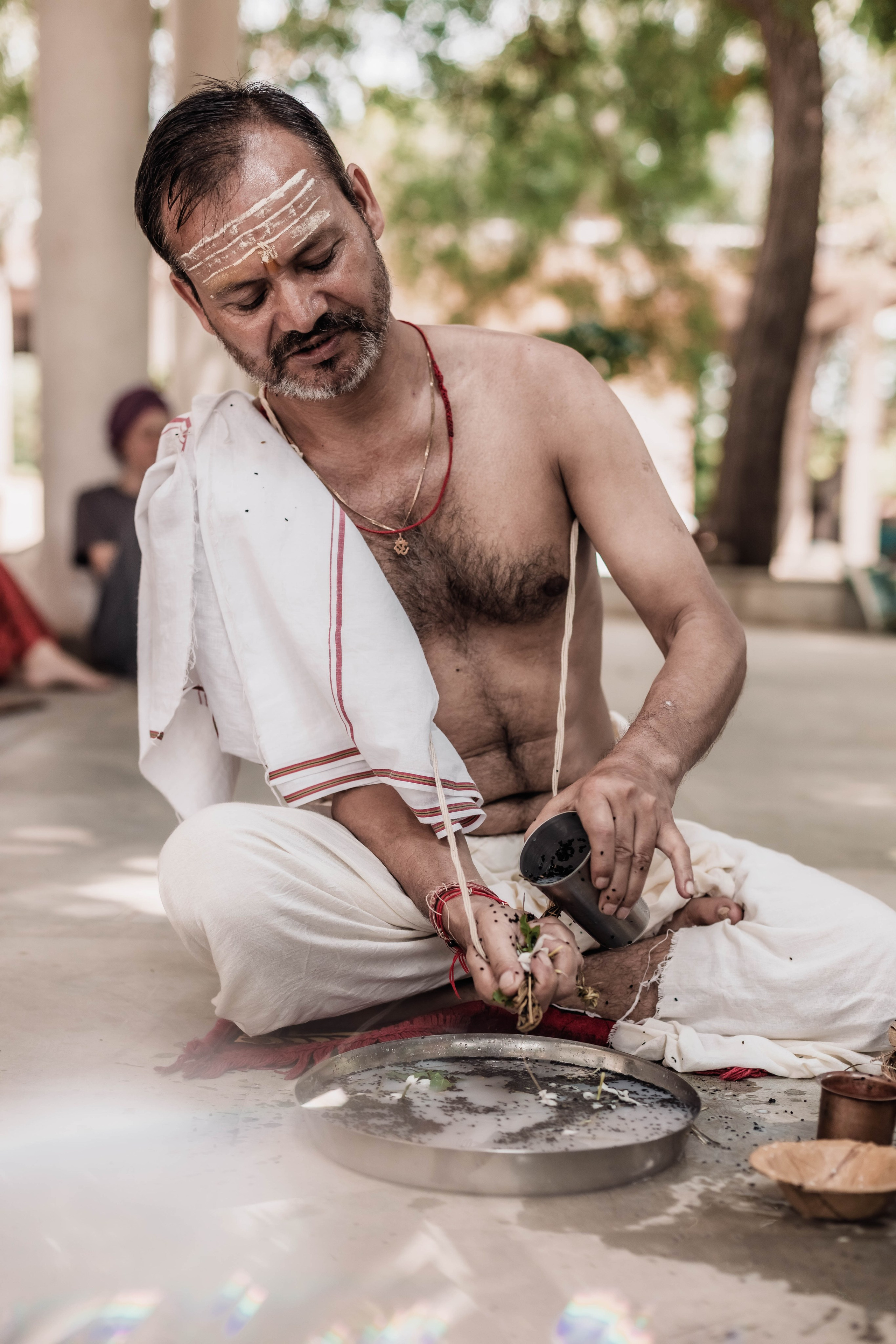 Pitri Paksha yagyas & poojas Devraha Baba ji ashram. Mariam Bagdasaryan
