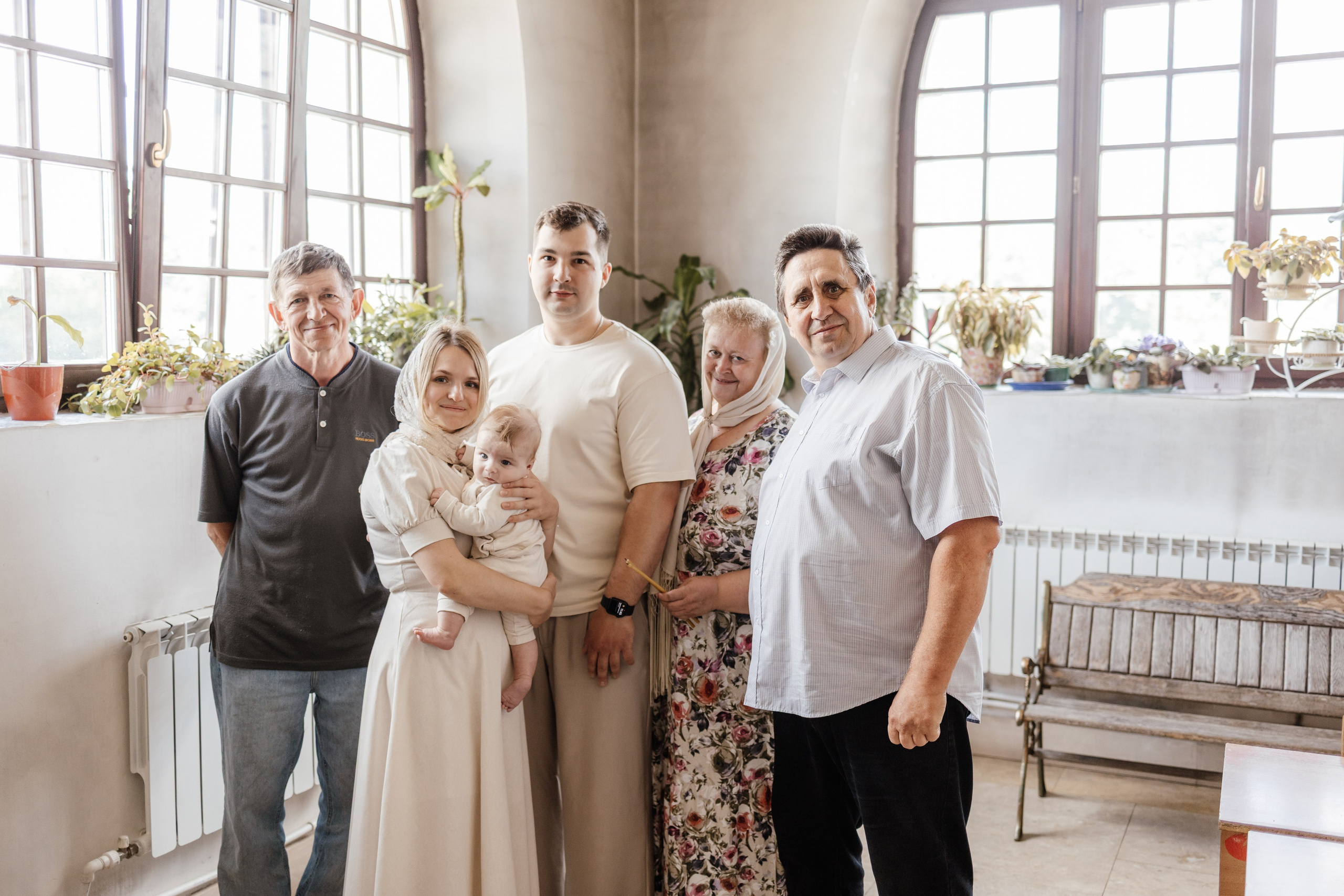 Таинство Крещения Саши. Фотограф новорождённых Newborn Москва