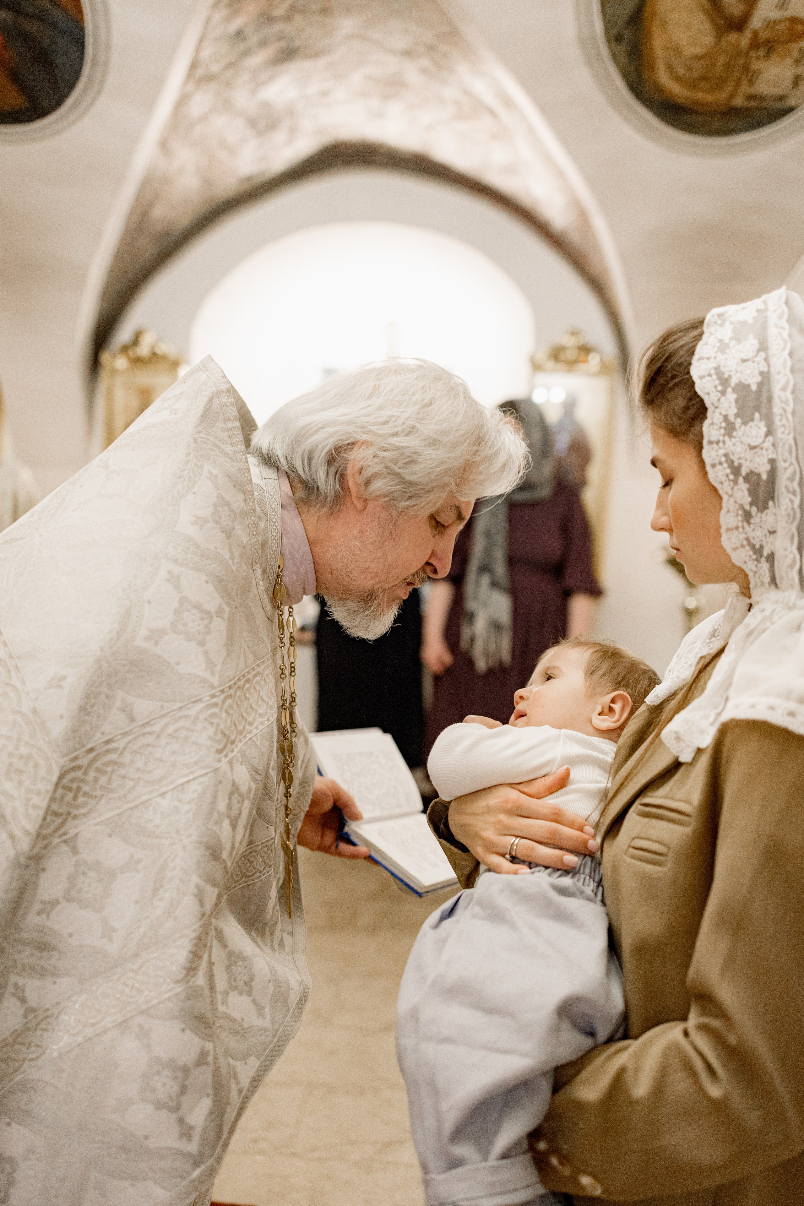 Таинство Крещения Макара. Фотограф новорождённых Newborn Москва