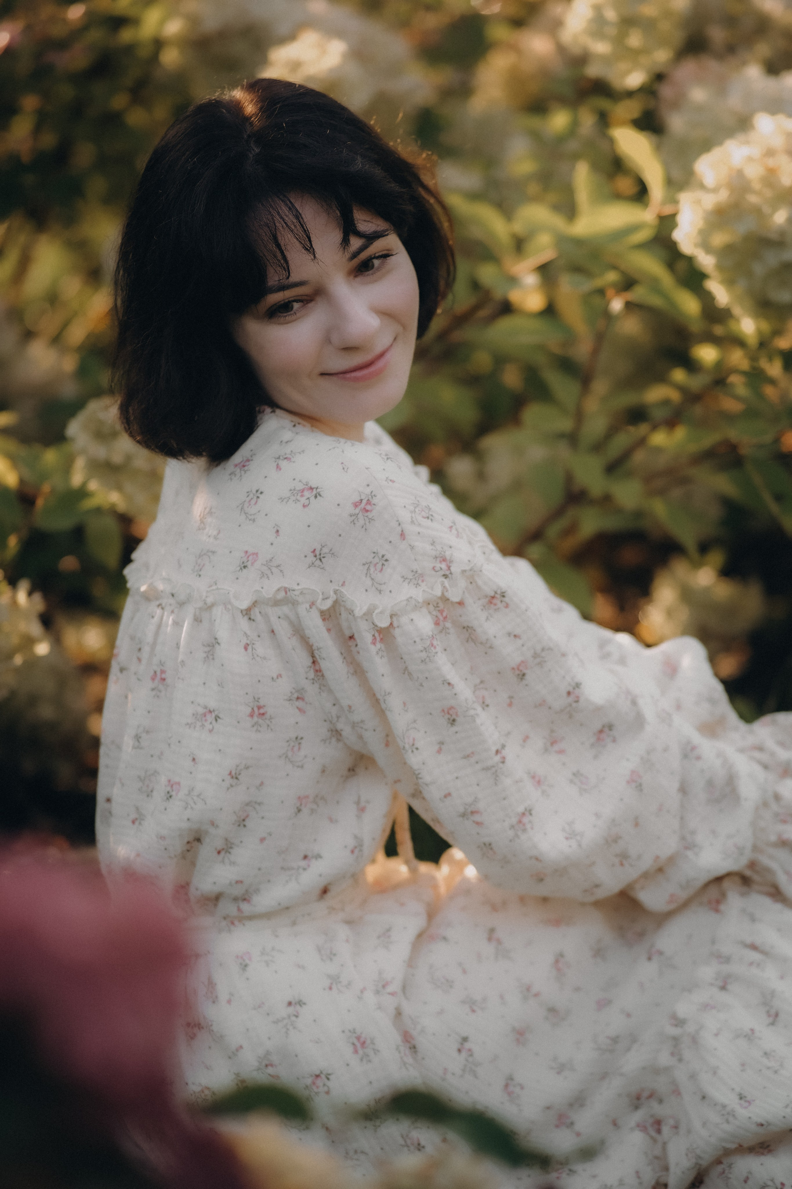 Утро в гортензиях. Свадебный и семейный фотограф в Москве Инника Кетлер