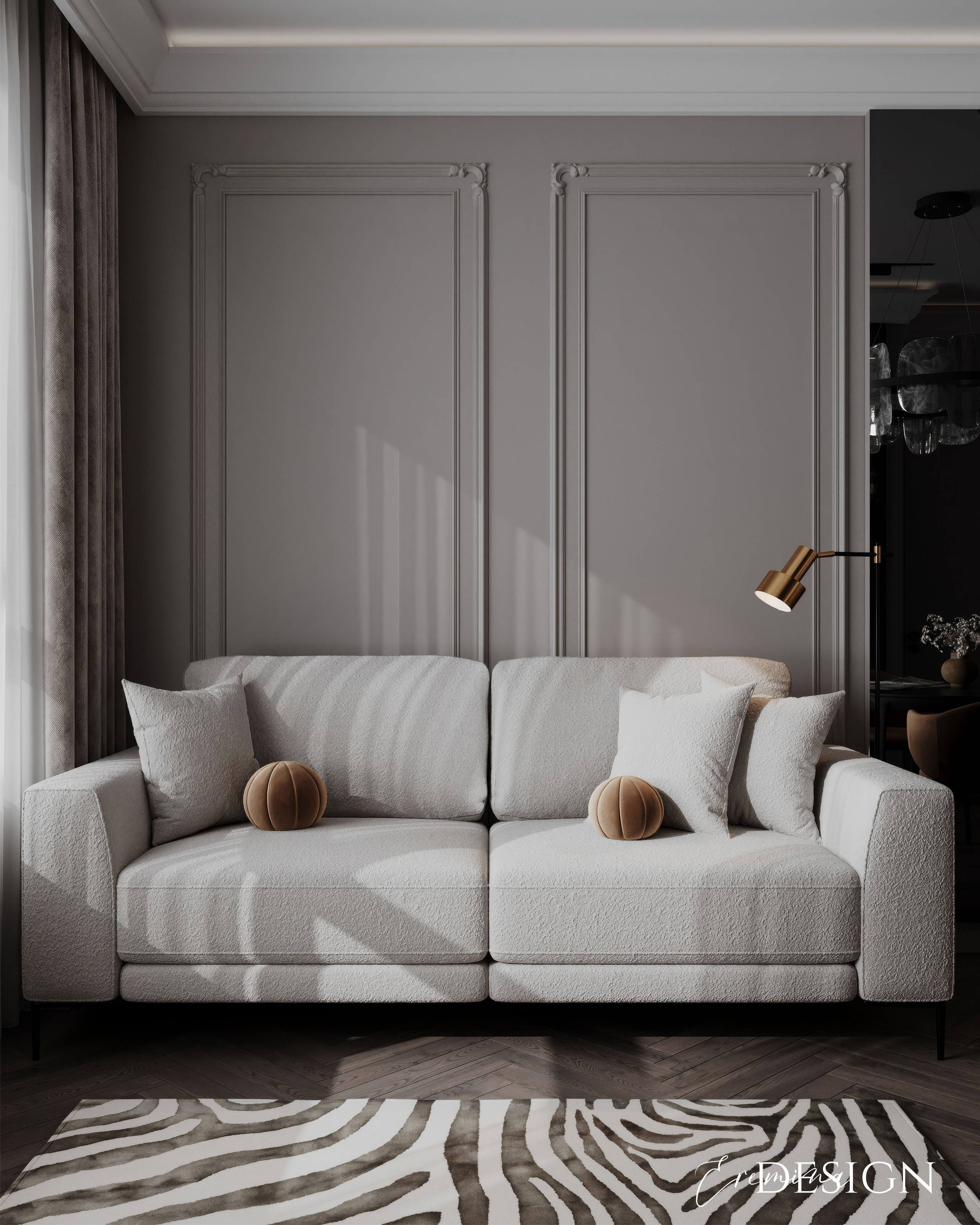 Квартира 62 м². Дизайнер интерьера Еремина Юлия