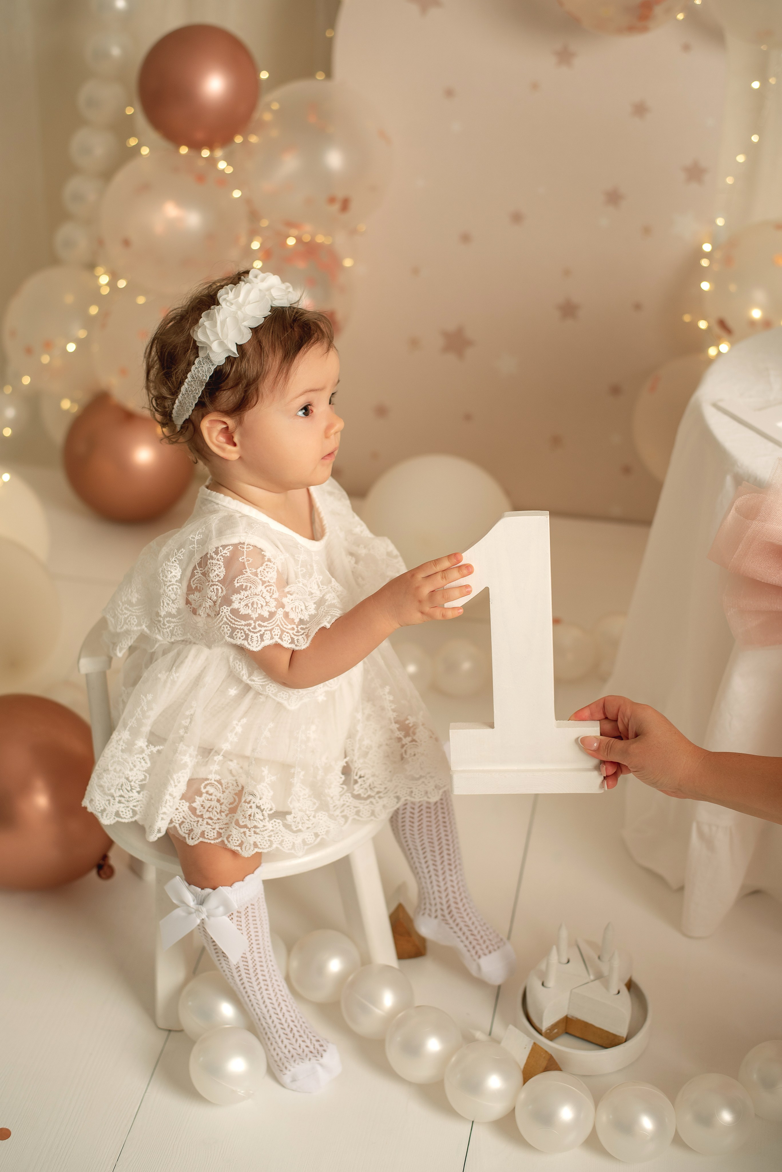 Леночка 1 годик. Семейный и детский фотограф Наталья Горда