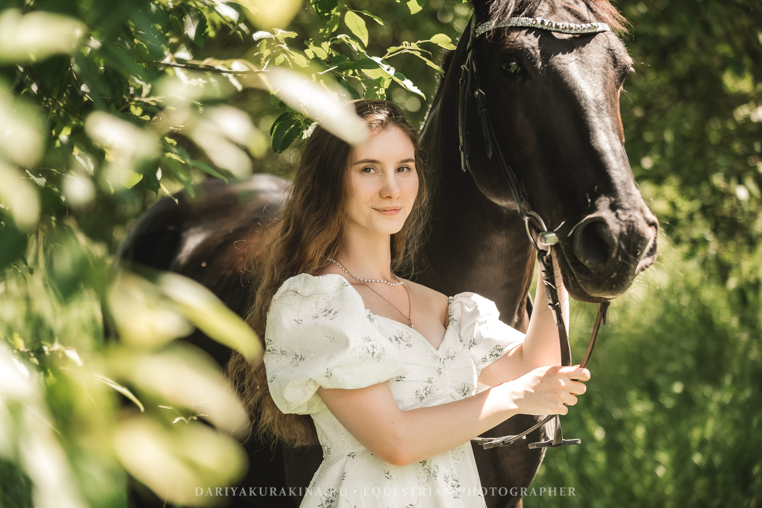 Маша и Блэк Джек. Конный фотограф Куракина Дарья • Фотосессии с лошадьми