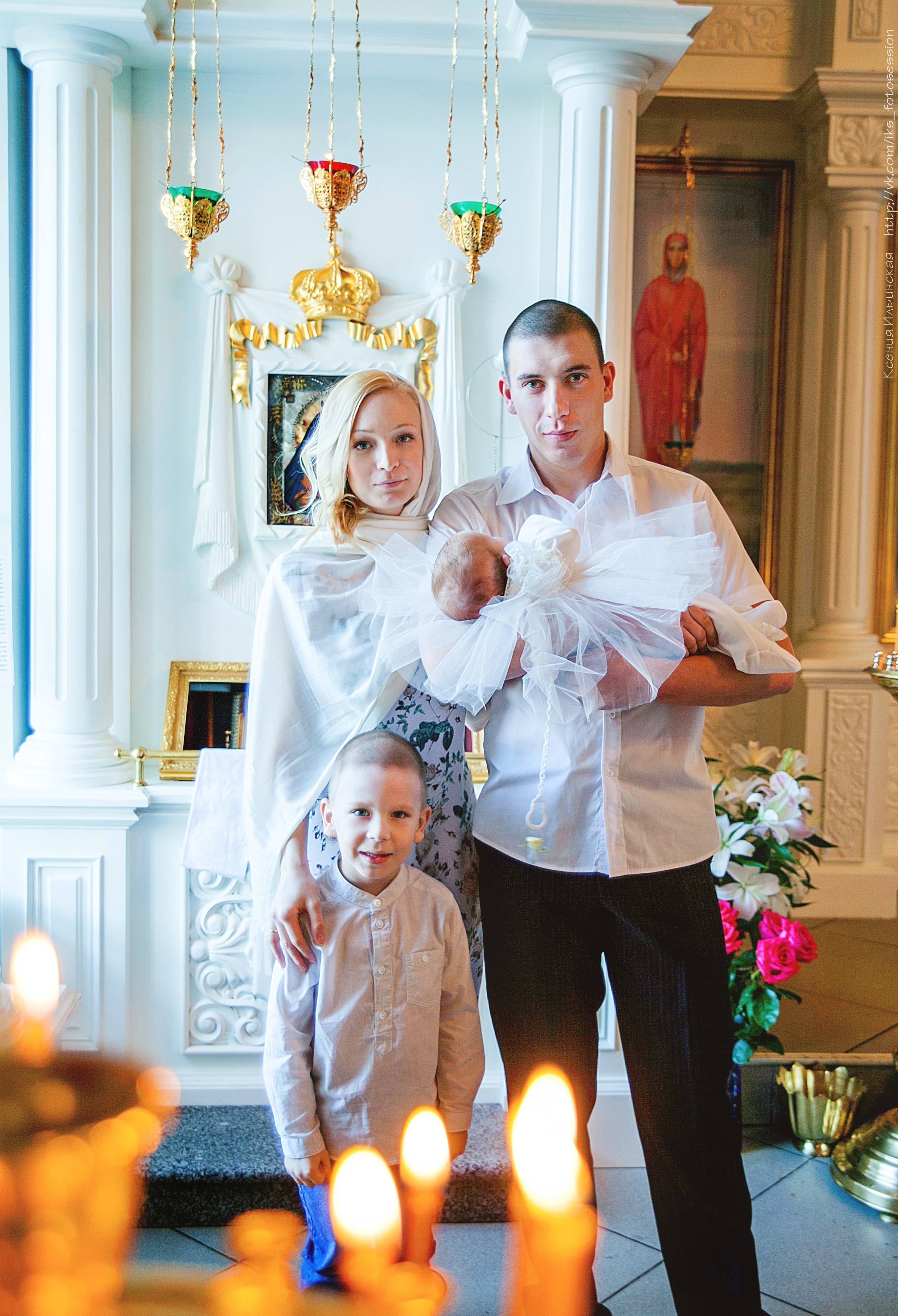 Крещение — фотосессия крестин в Санкт-Петербурге. Фотограф из Санкт-Петербурга Ильинская Ксения